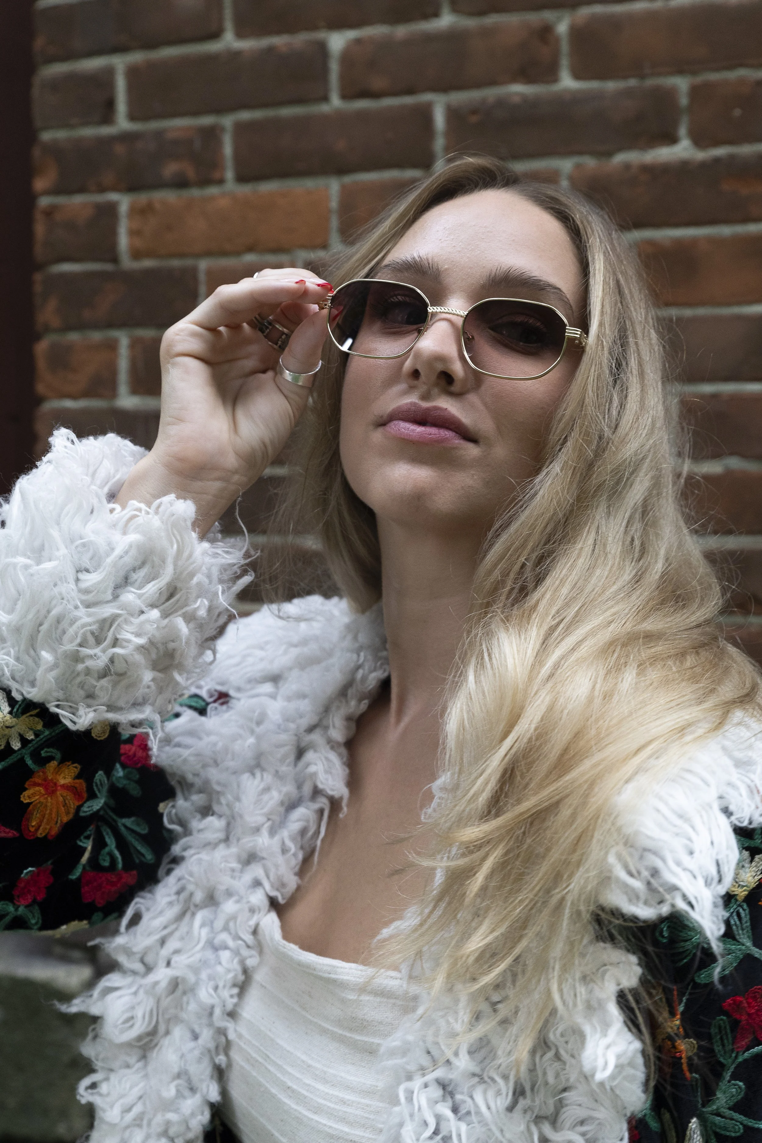 Model @ca_ssandraa poses during the #ConnecticutSlam in Winsted. | Credit: Reynaldo Cruz Diaz