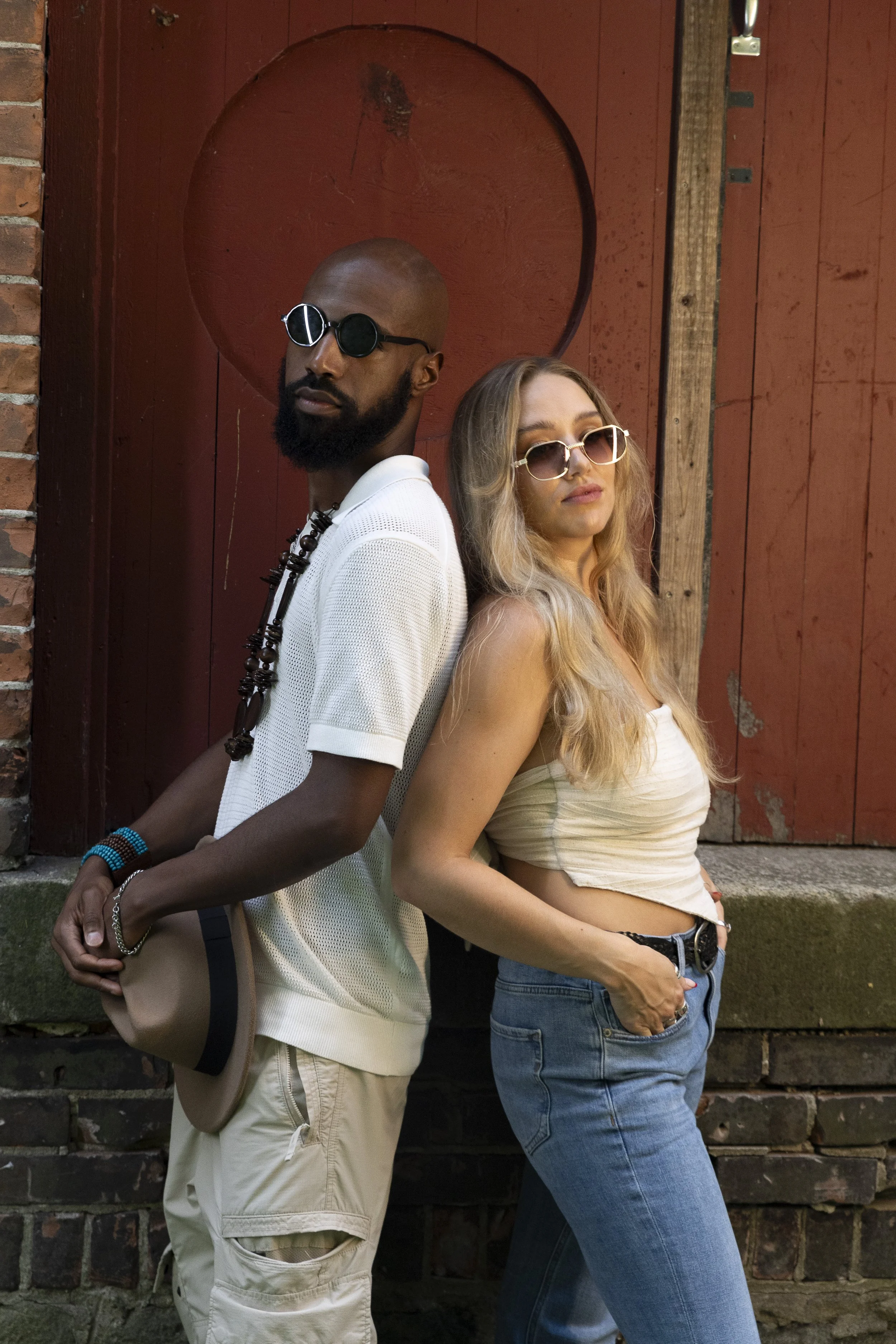 Models @tavwonder and @ca_ssandraa pose during the #ConnecticutSlam in Winsted. | Credit: Reynaldo Cruz Diaz