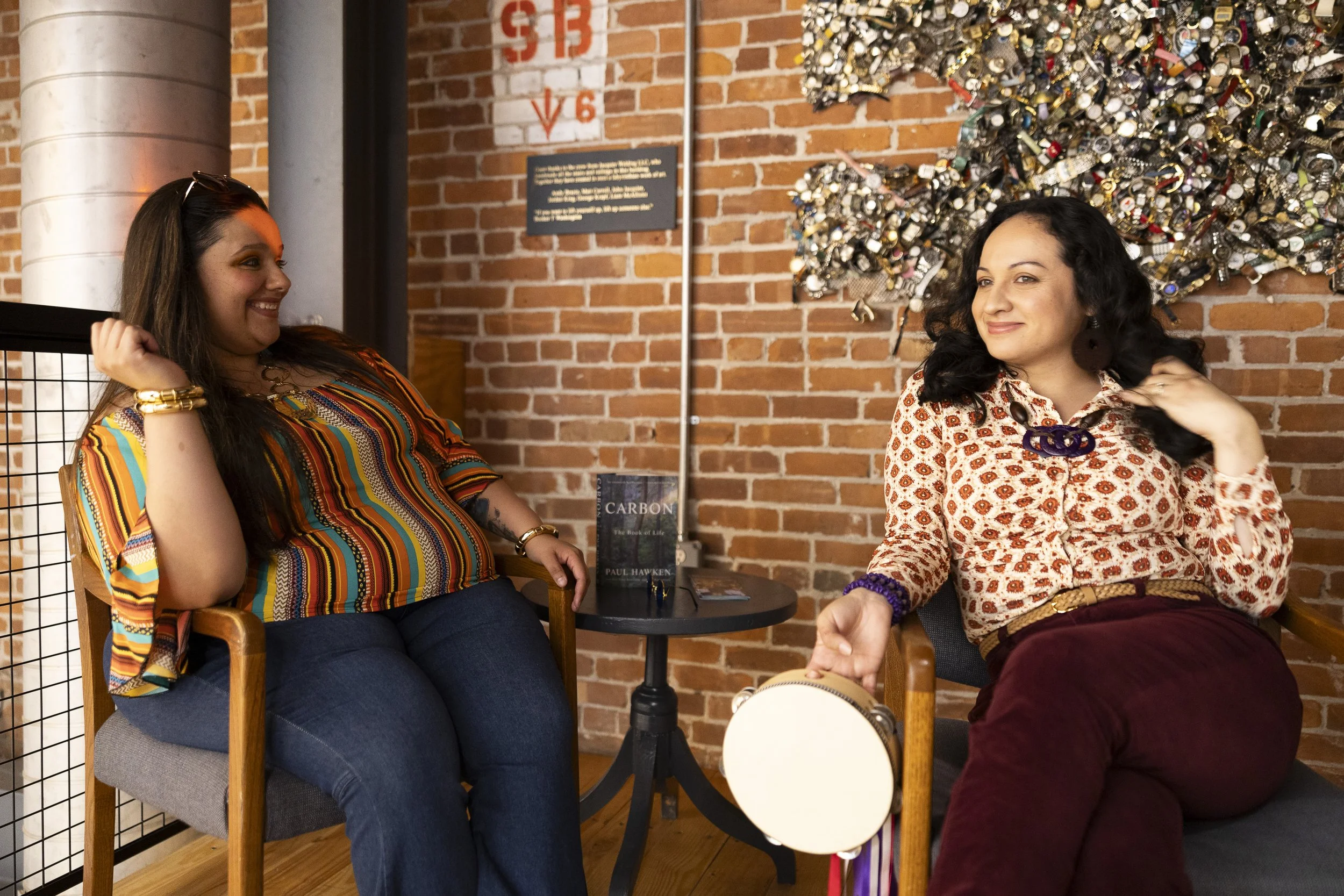 Models @mindbodyandglo and @adriana.cedeno.medina pose during the #ConnecticutSlam in Winsted. | Credit: Reynaldo Cruz Diaz
