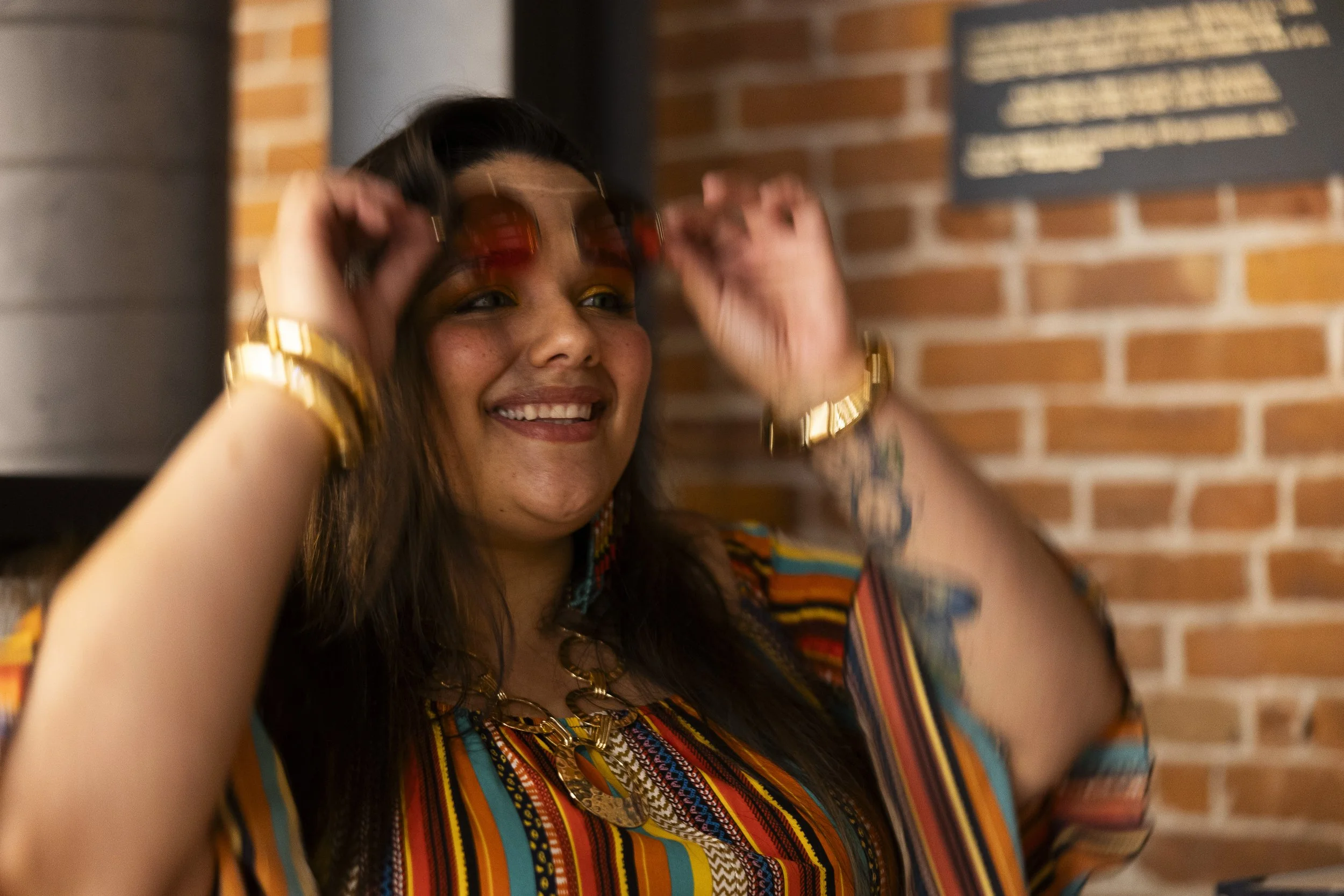 Model @mindbodyandglo poses during the #ConnecticutSlam in Winsted. | Credit: Reynaldo Cruz Diaz