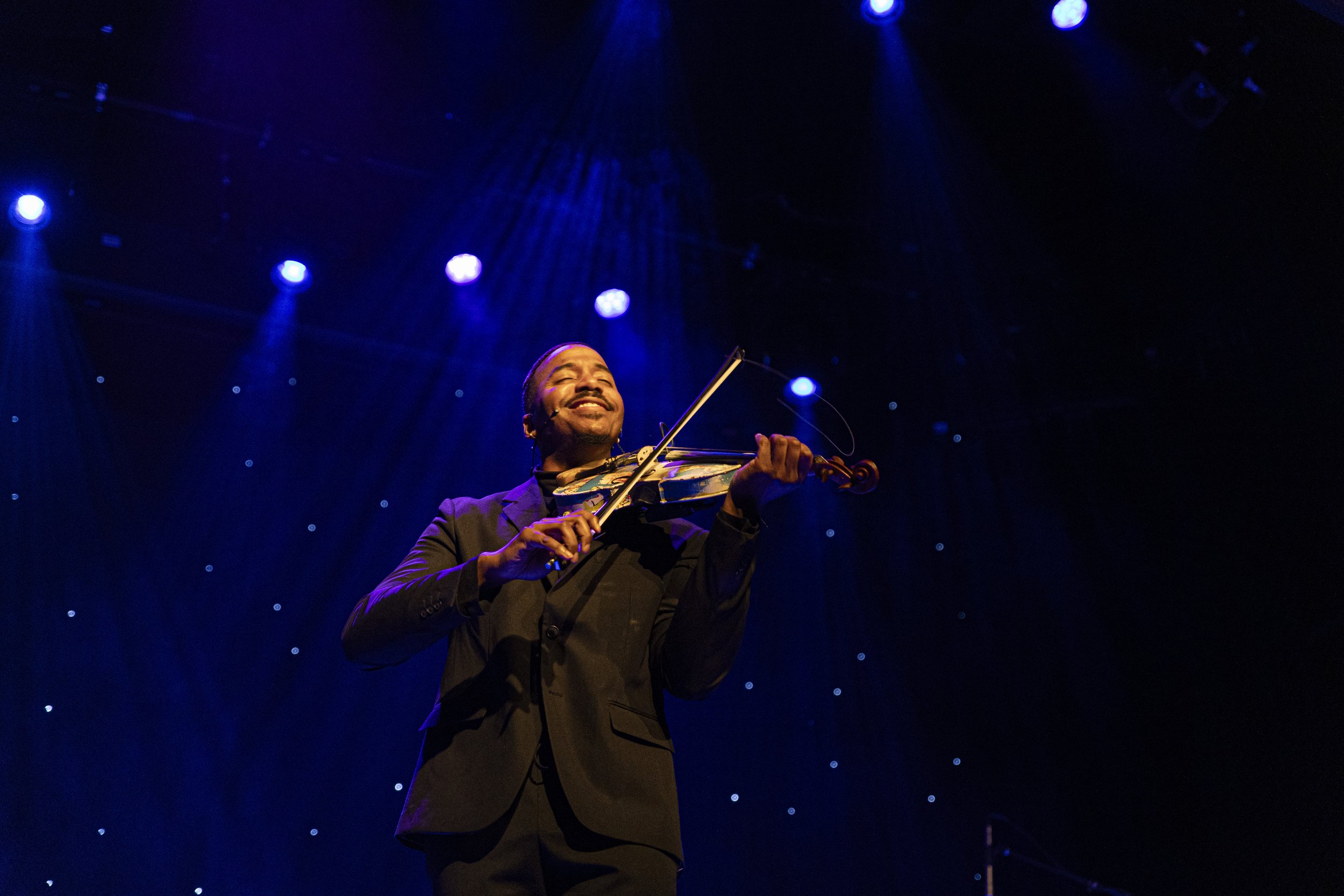 Grammy Award winner Damien Escobar performs a violin concert in Hartford’s Infinity Hall. |Credit: Reynaldo Cruz Diaz