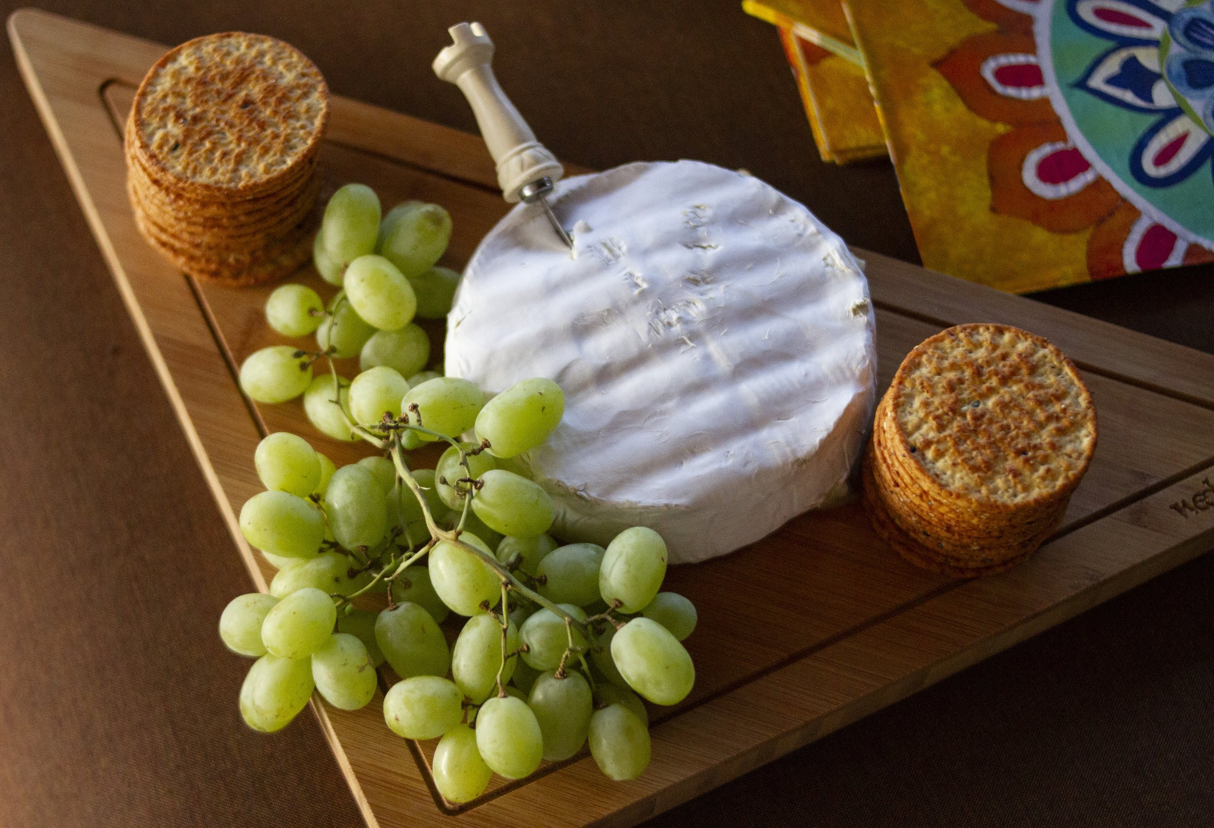 Grapes and Brie cheese.|Credit: Reynaldo Cruz Diaz