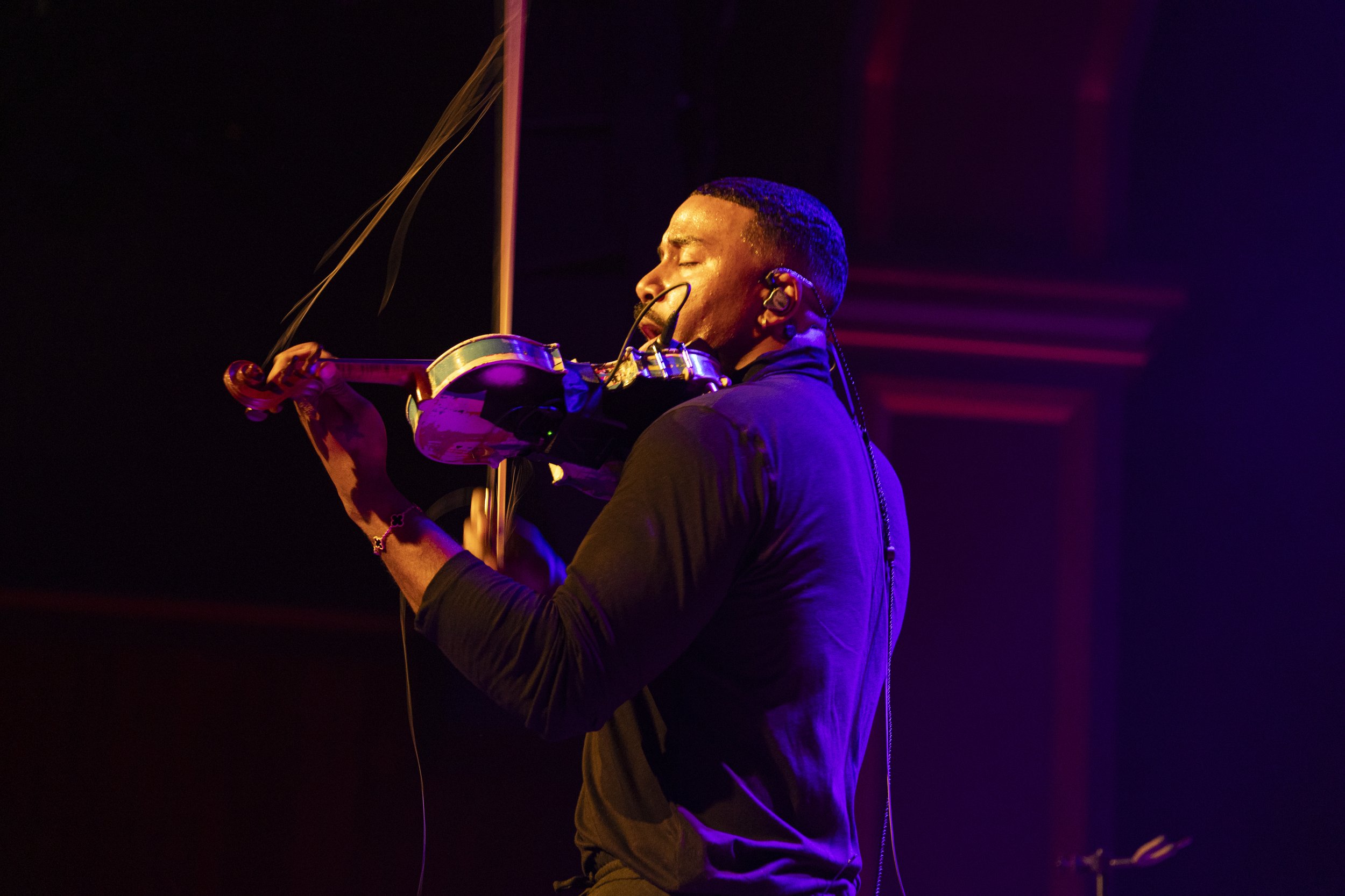 Grammy Award winner Damien Escobar performs a violin concert in Hartford’s Infinity Hall. |Credit: Reynaldo Cruz Diaz