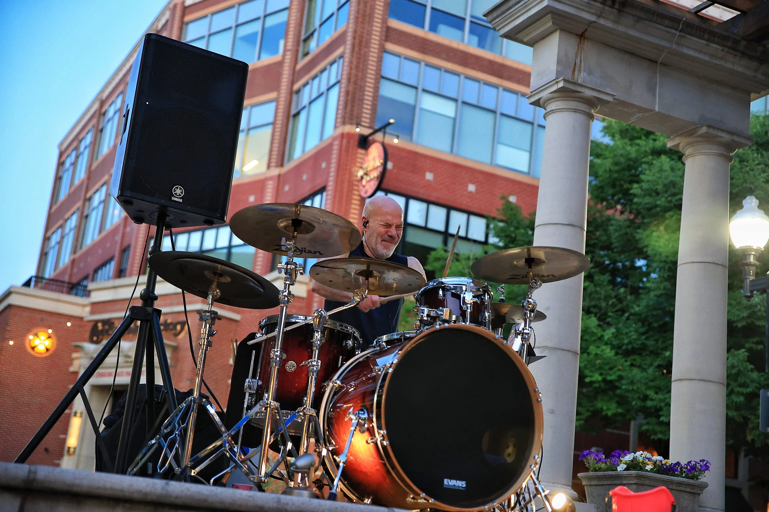  Solo drummer in West Hartford, CT.| Credit: Reynaldo Cruz Diaz  