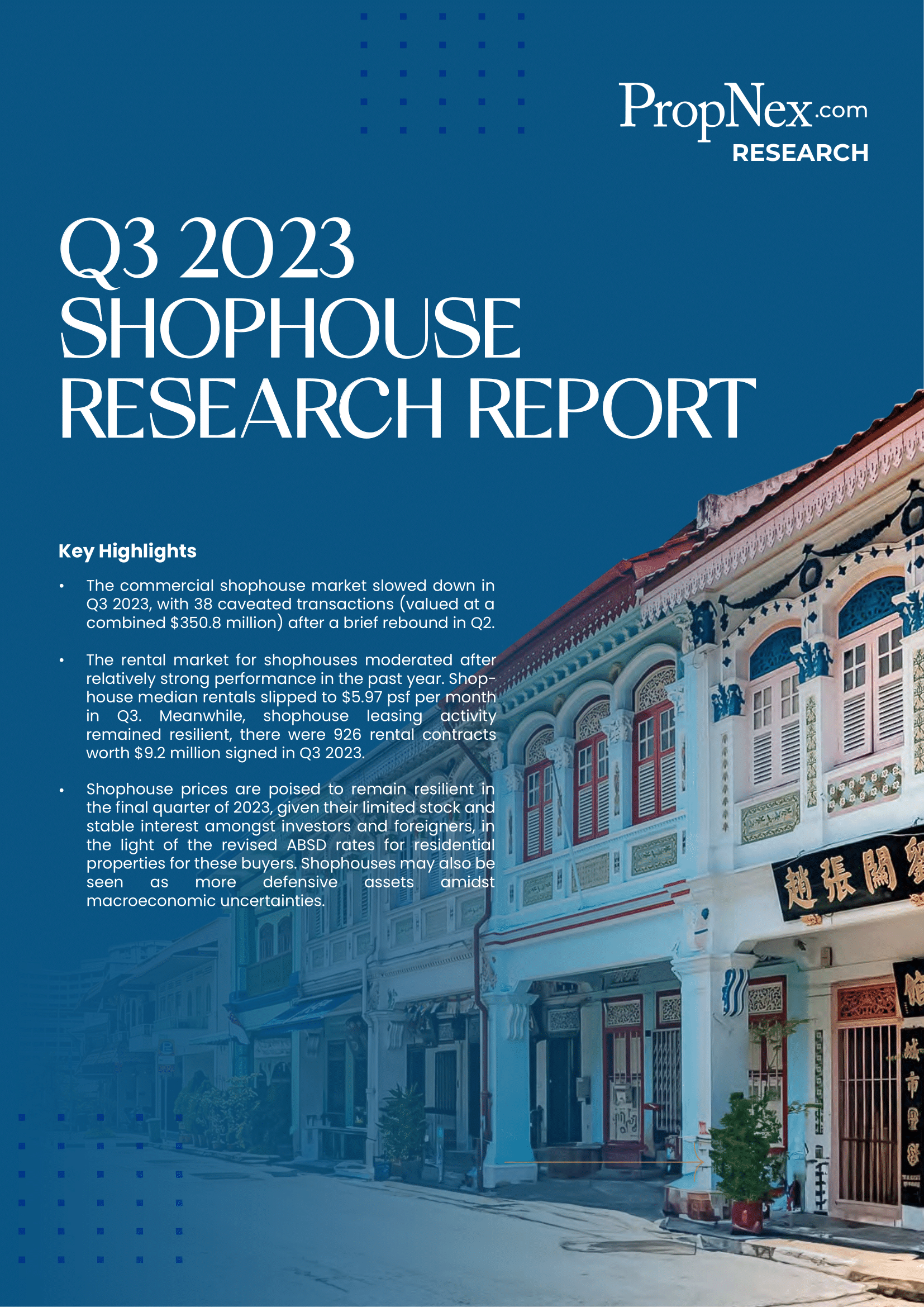 Shophouse Report (Q3 2023)