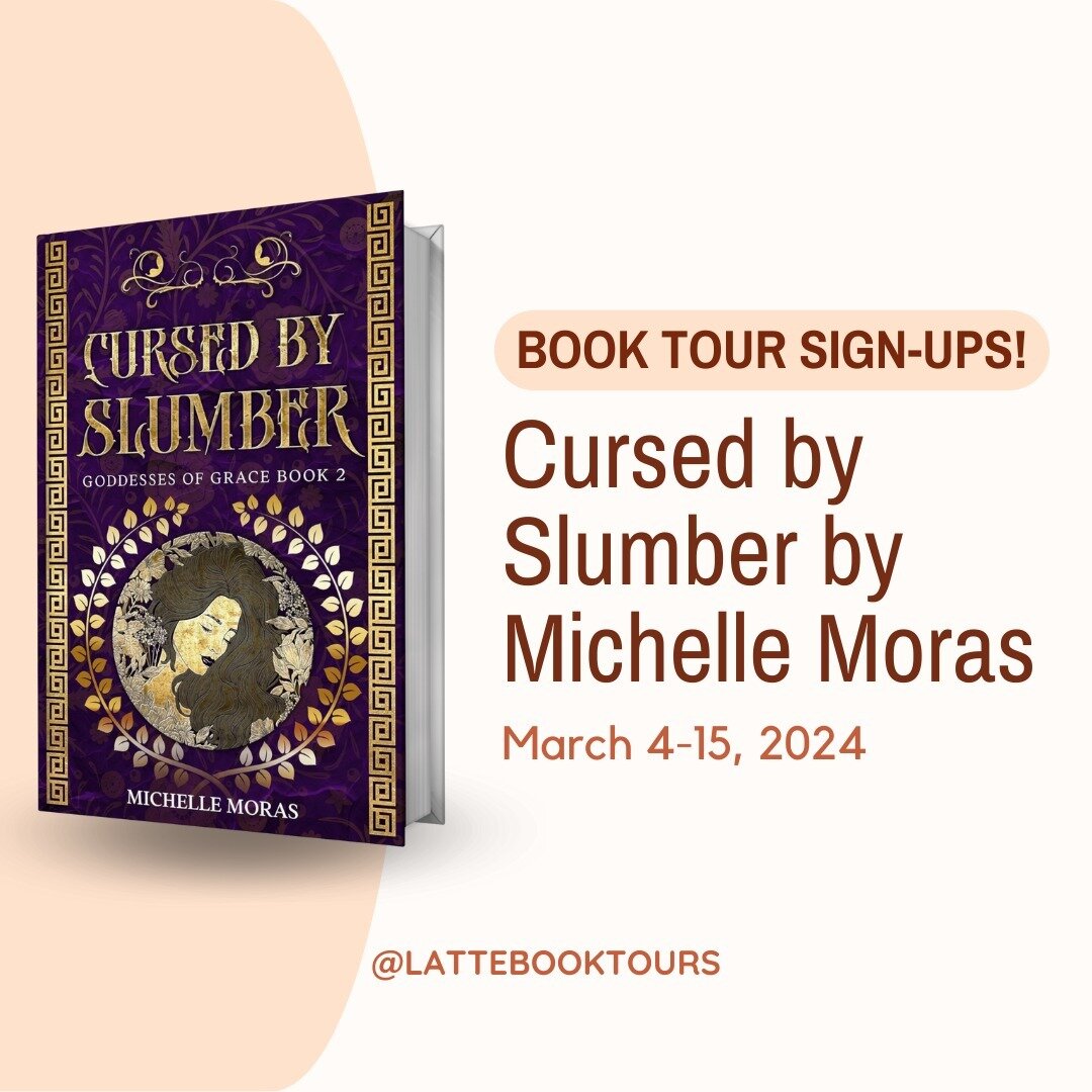 ⭐ SIGN-UPS OPEN!⭐

In this Greek Mythology tale mixed with a Sleeping Beauty retelling, author @michellemorasauthor weaves ancient legends with themes of self-discovery, sacrifice, and fated love. Click the link on our bio to join this tour! Hosts wi