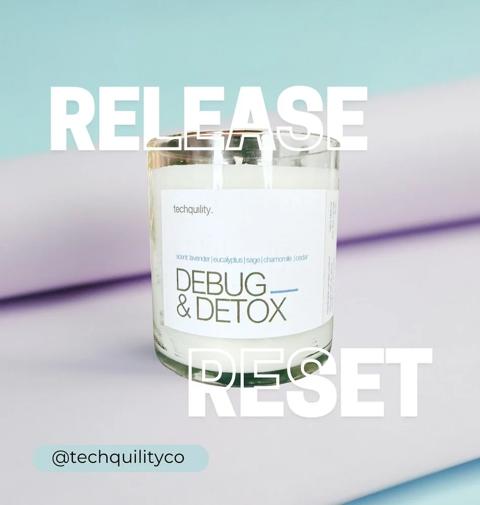 Just like your devices need a reset 🔄, so do you. 

Debug and Detox helps you release the stress, declutter your thoughts, and find calm in a tech-filled world. 

With lavender, eucalyptus, sage, and chamomile, it&rsquo;s your personal refresh butto