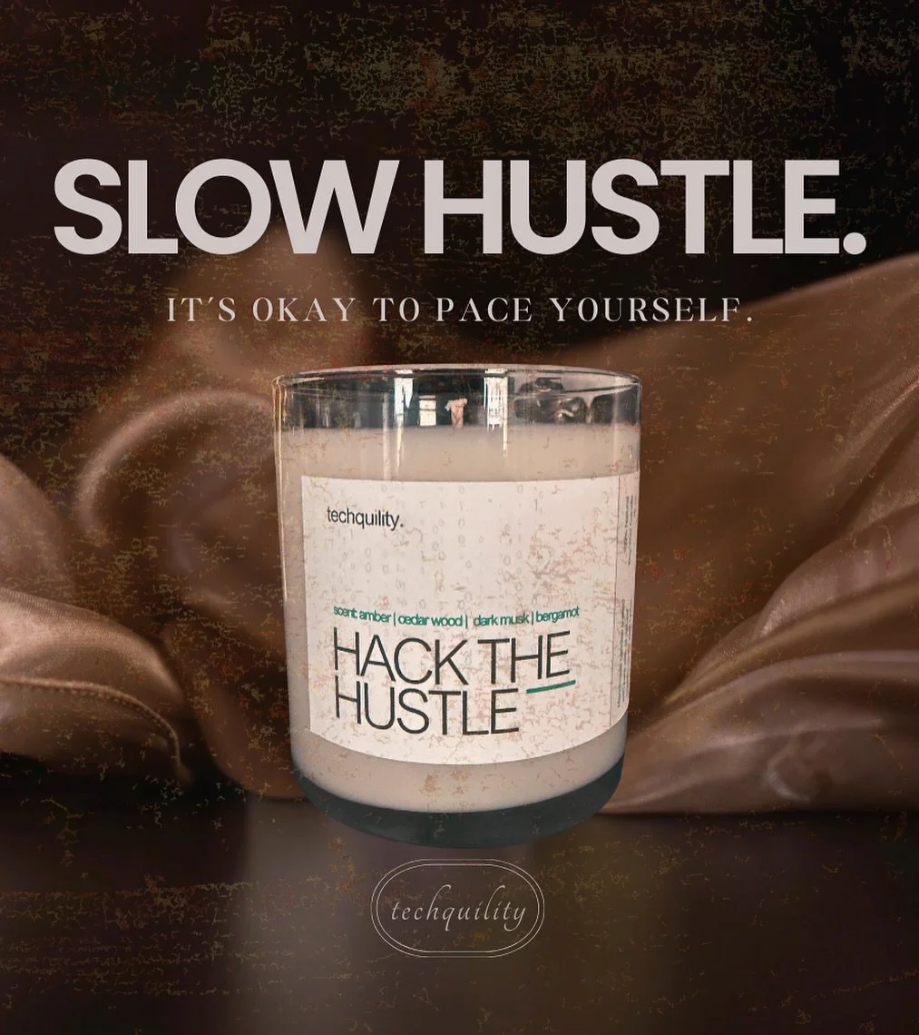 Hustle doesn&rsquo;t have to equal burnout. 

This simple reminder is your permission to pause, reflect, and keep going&mdash;intentionally. 

Balance is the key to building the life you want. 💻🕯️✨