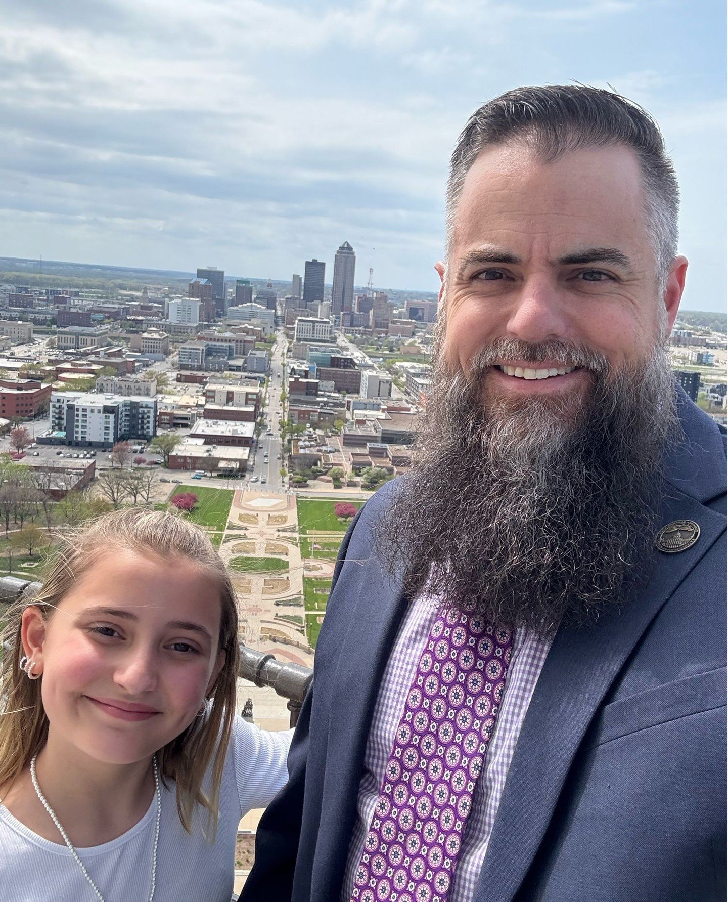 I loved being able to welcome the Nevada Cubs and my daughter Graceyn to the Capitol this week!