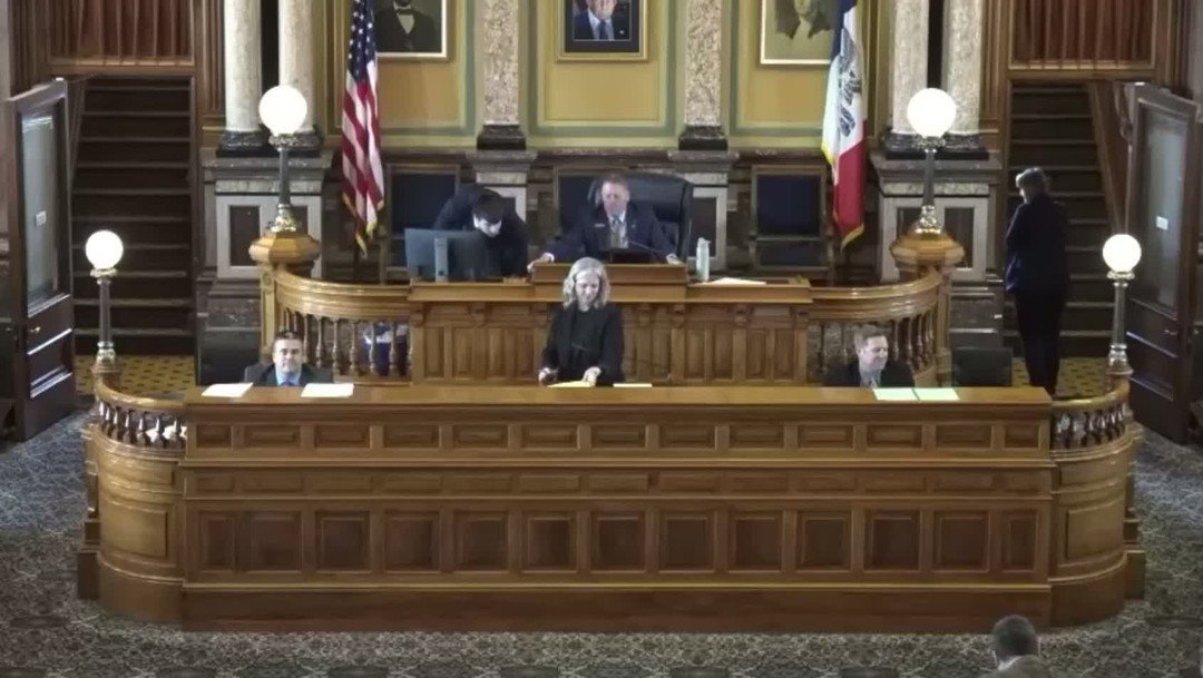 It was very special to be able to introduce my daughter, Graceyn, for a warm Iowa House welcome.