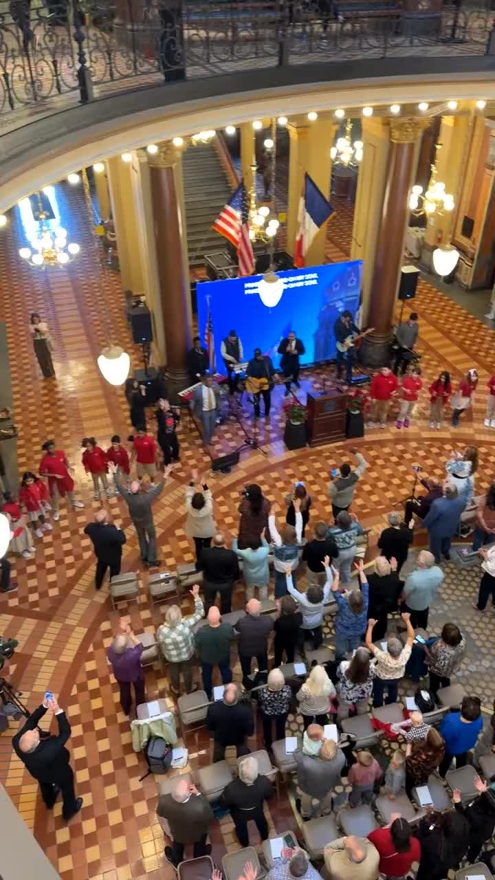 The rotunda was filled with a joyful noise for the National Day of Prayer. I’m thankful for my colleagues Reps Andrews and Boden who shared their gift of song with us today.