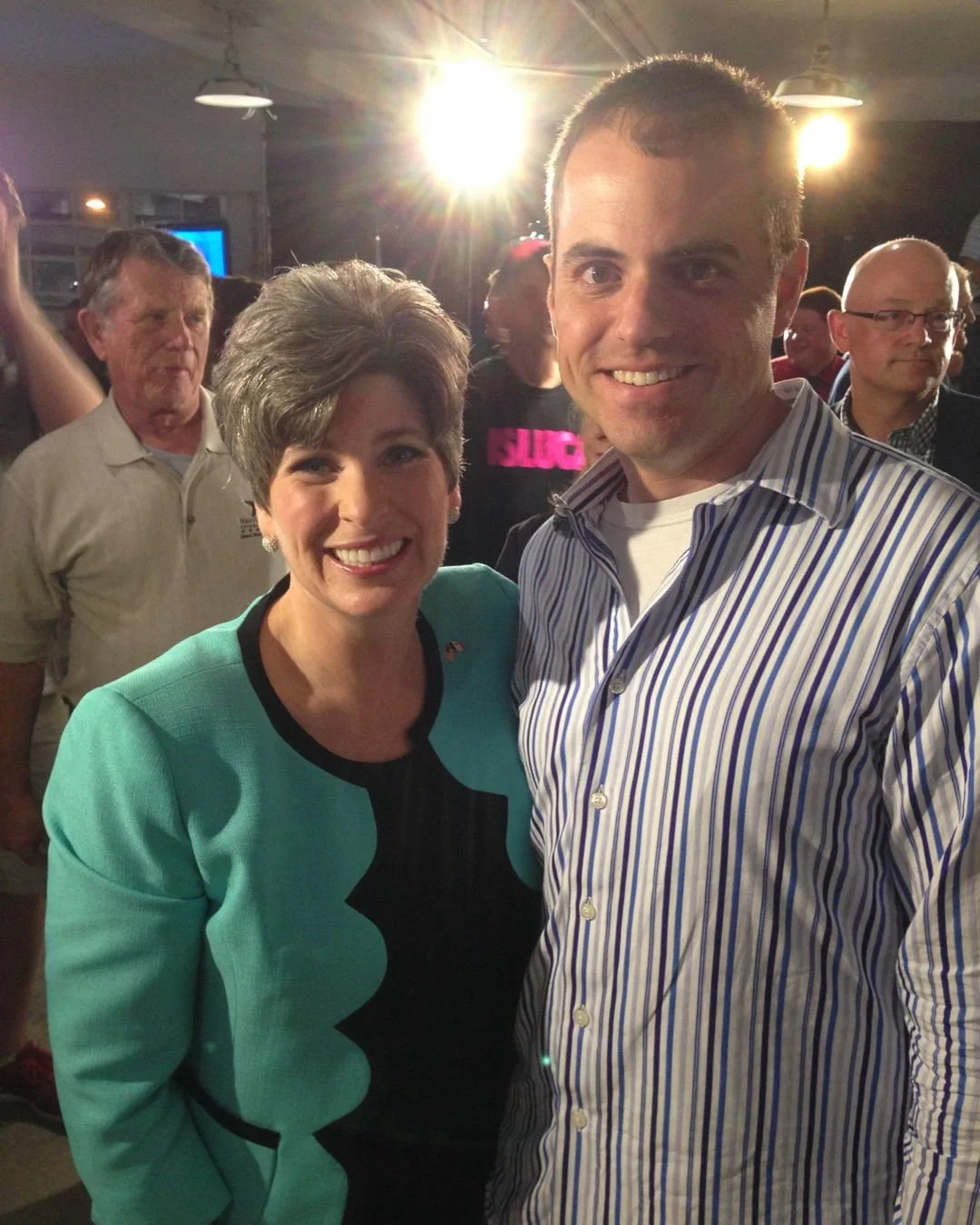 Thank you, Senator @joniernst! I appreciate your many years of hard work on behalf of Iowans and I know you'll finish strong over the next year and a half.