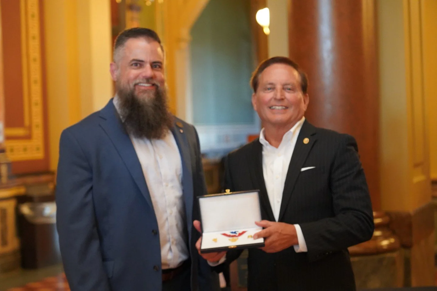 Congratulations to Secretary of State Paul Pate on his recent Distinguished Eagle Scout Award. It’s very well deserved! Hearing Secretary Pate talk about what Scouting meant to his story brought back many of my own fond memories as a fellow Eag