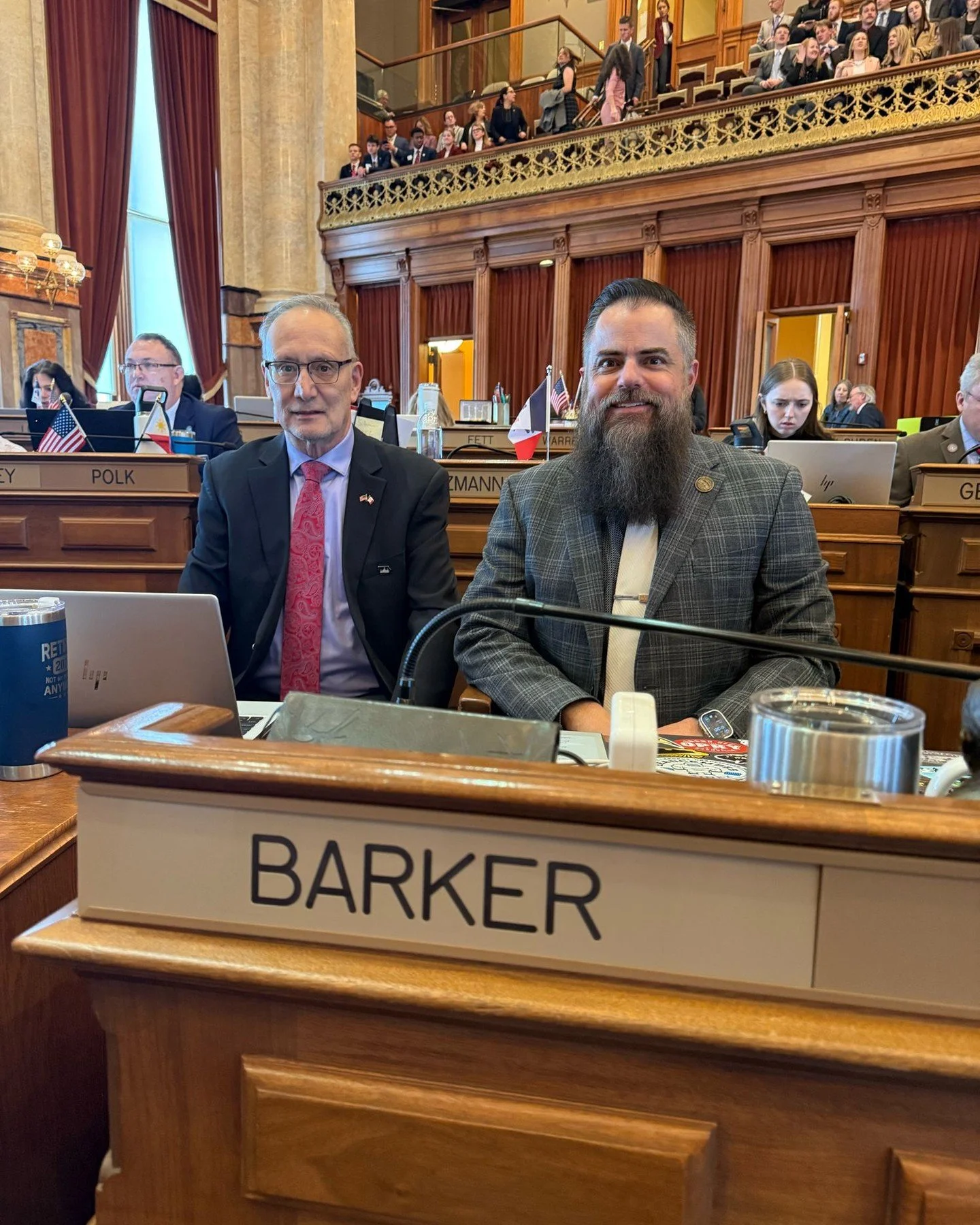 Meet Jeff. Jeff is my clerk for this session. He will be a huge help in managing all of the paperwork and logistics of a busy and fast-paced legislative session.