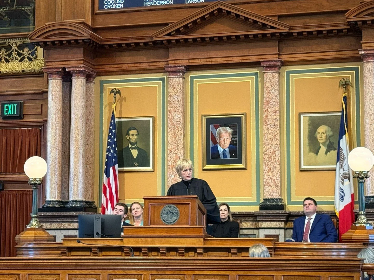 &ldquo;Do what you think is right, even when it&rsquo;s not popular.&rdquo; - Chief Justice Susan Christensen

I always enjoy hearing about the work our judicial branch in the State of the Judiciary