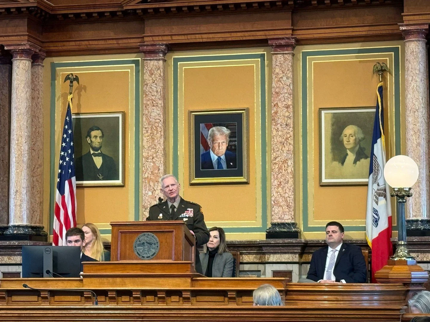 On Thursday, we began our day in remembrance by passing a resolution to honor Staff Sgt. William Howard and Staff Sgt. Edgar Torres-Tovar, who were killed in Syria during an attack just last month. 

We then heard from Maj. General Stephen E. Osborn 
