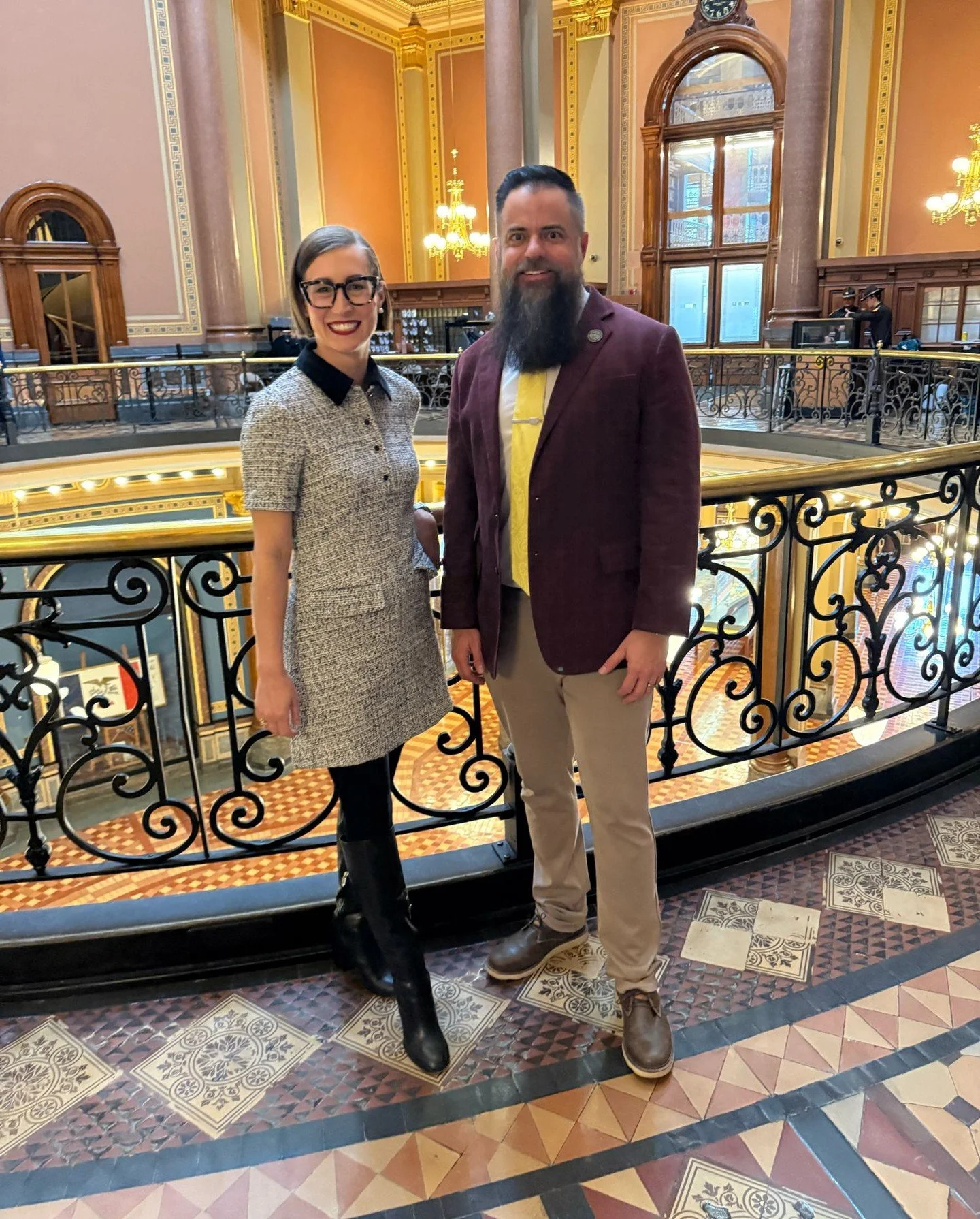 It was great to see my friend Anne Brody from the American Flood Coalition Action. I filed a water resiliency bill HF 1258 to help better prepare our state for natural disasters. The bill passed subcommittee in both the House and Senate today!