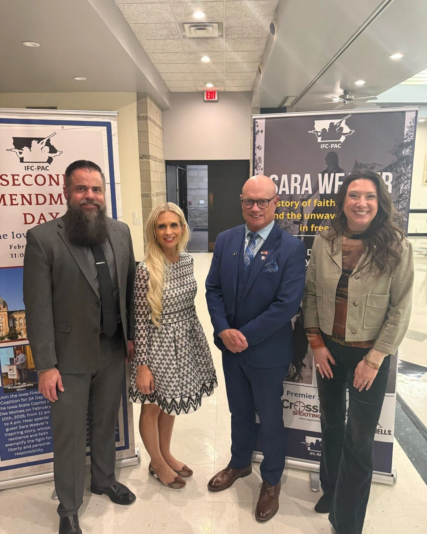 I enjoyed attending the Iowa Firearm&rsquo;s Coalition Second Amendment Day Dinner with some of my House colleagues.