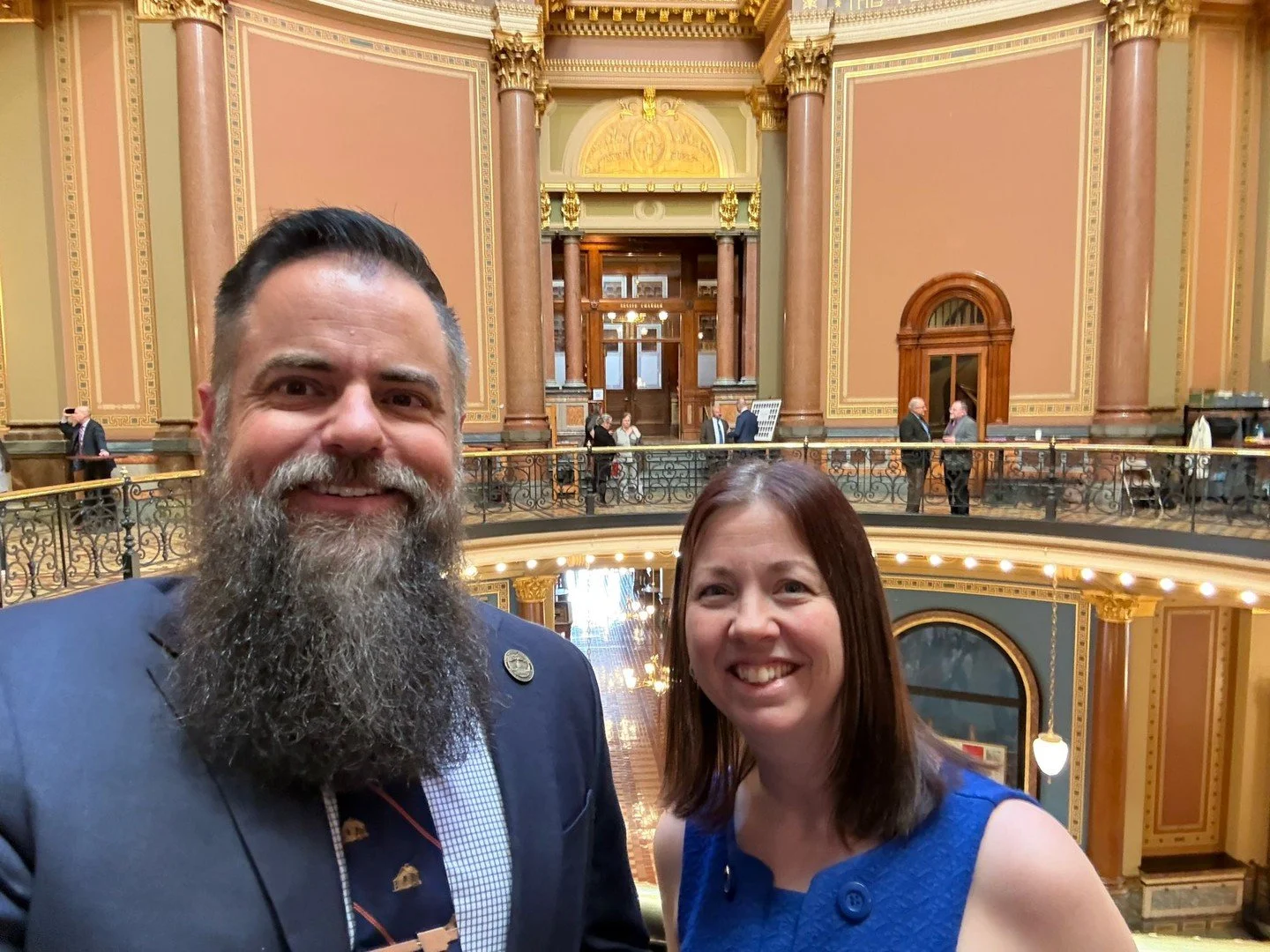 It was great to visit with Bethany to learn more about the services our Iowa midwives provide.