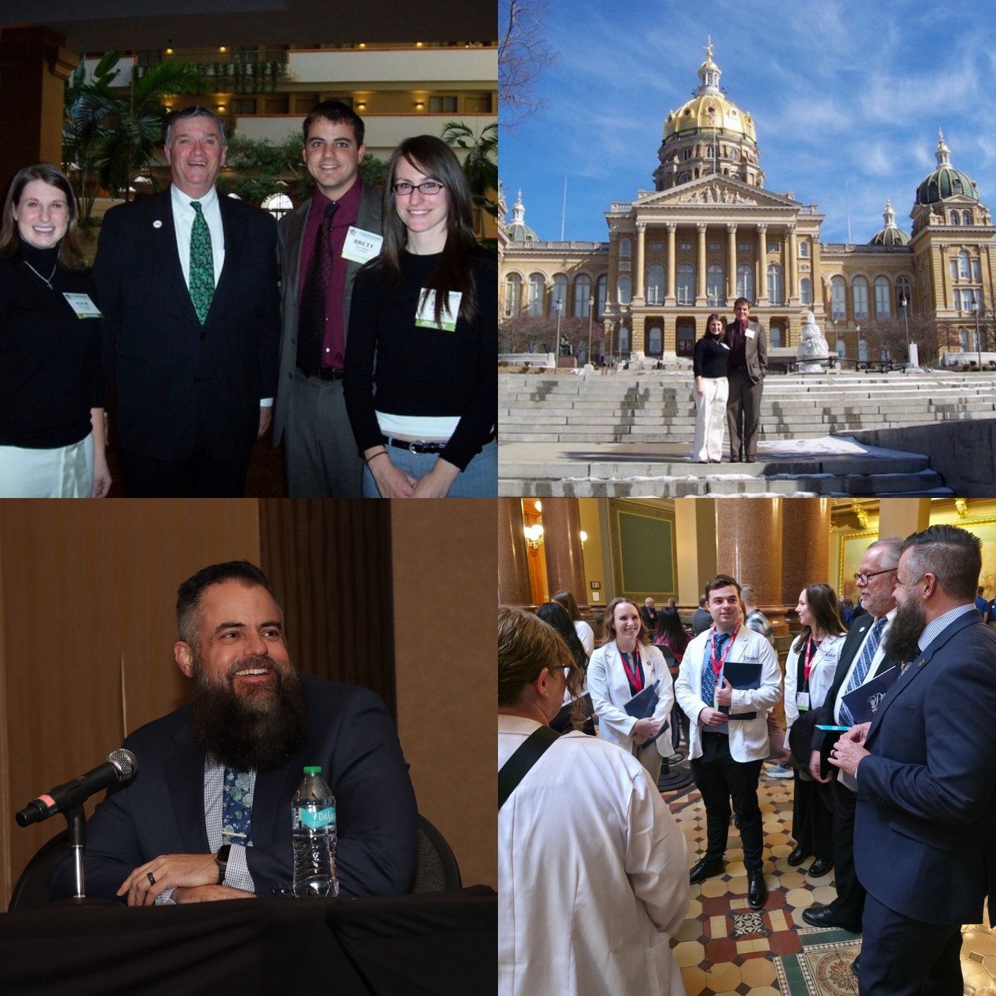 How it started, how it&rsquo;s going: pharmacy day on the hill 20 years apart.