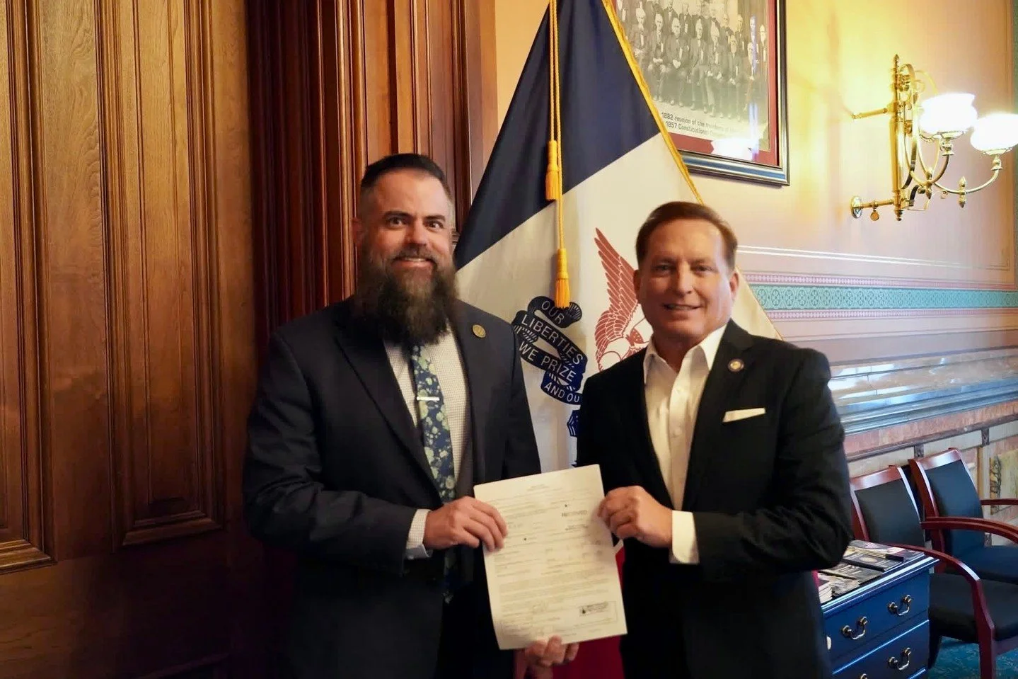 🎉 I&rsquo;m in! This week, I officially filed for re-election. Will you join us for a stronger Iowa? https://secure.winred.com/barker-for-iowa/donate-today