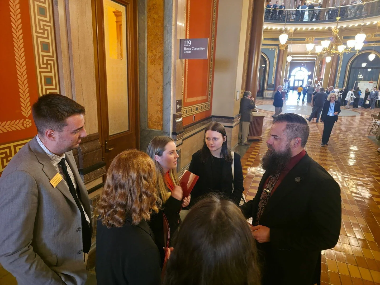 I&rsquo;m inspired by the ISU Student Government leaders who visited with me to advocate for their priorities of keeping our nonresident students in state after graduation and providing mental health supports for students.