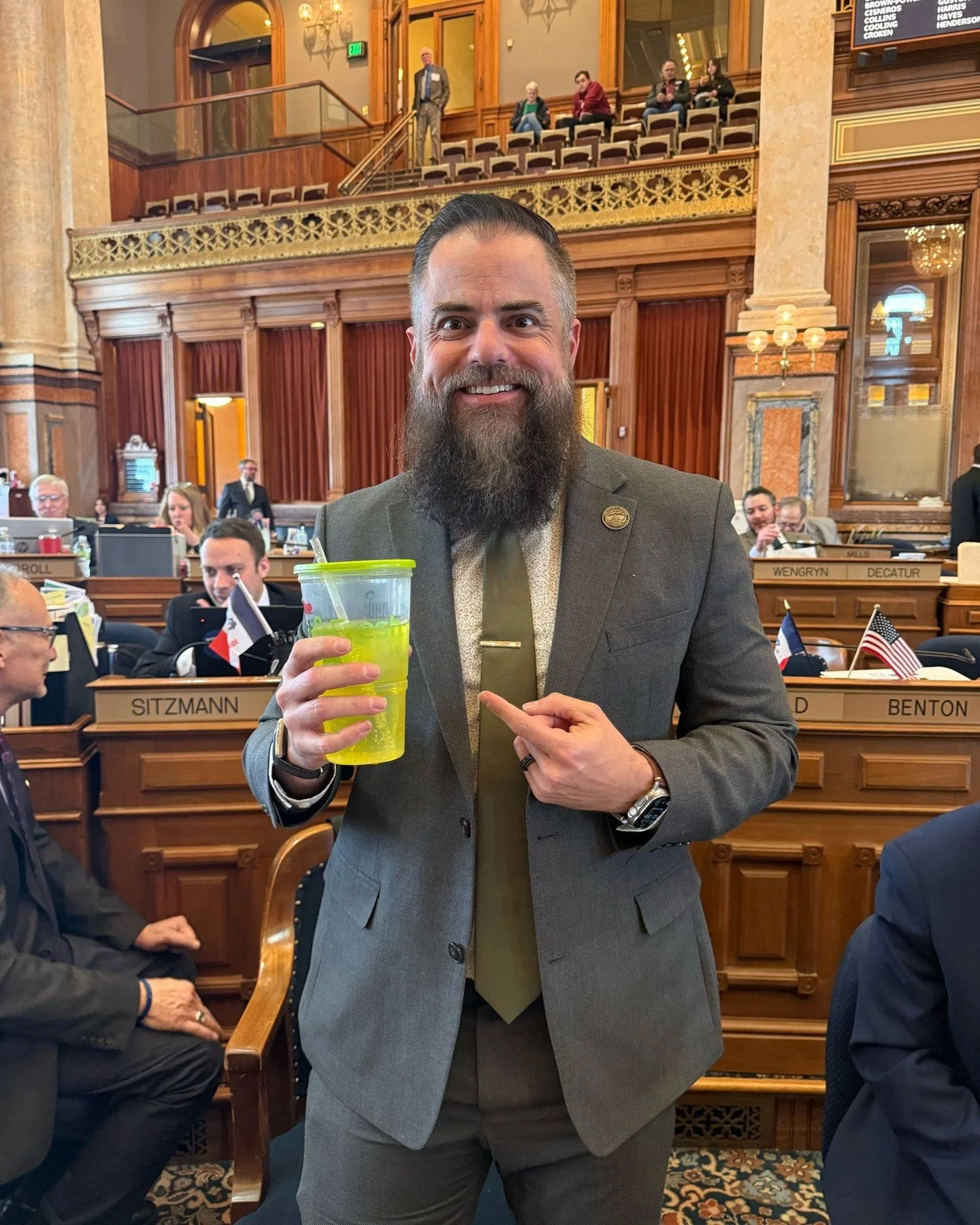 Happy St Patrick&rsquo;s Day! 🍀 

I enjoyed my trademark green Diet Dew to celebrate today!