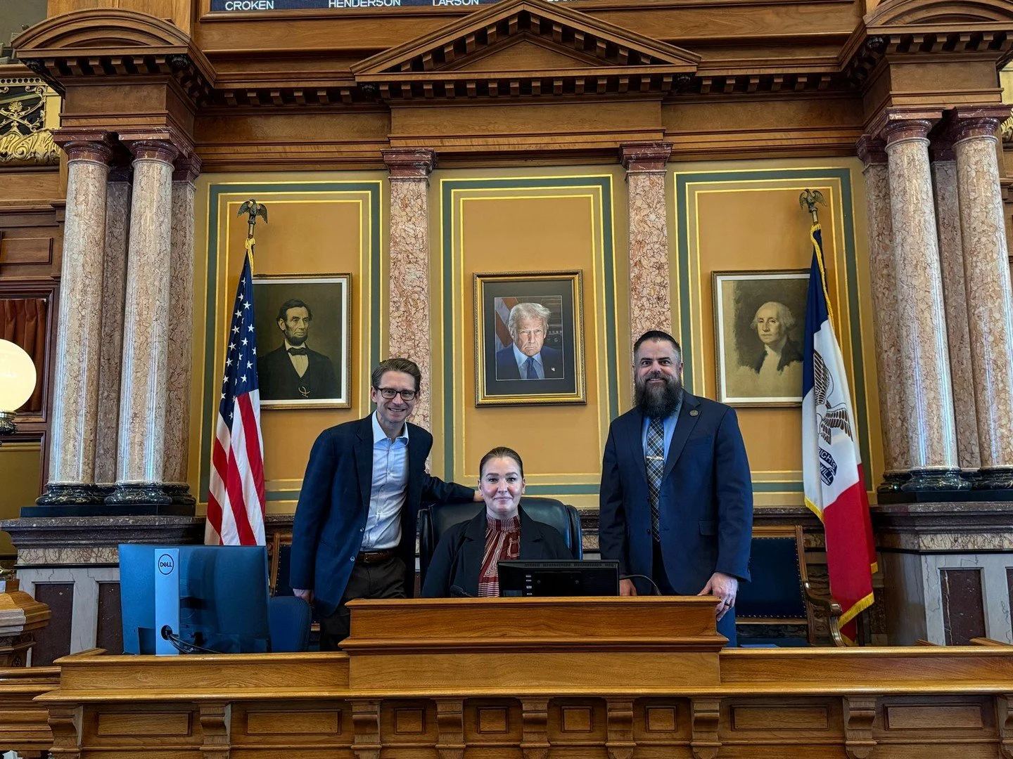 Acadia Healthcare visited me at the Capitol today. I&rsquo;ve spent my career fighting the opioid epidemic at the local and state level and it was great to hear about how Acadia is providing much needed treatment options for Iowans suffering from add