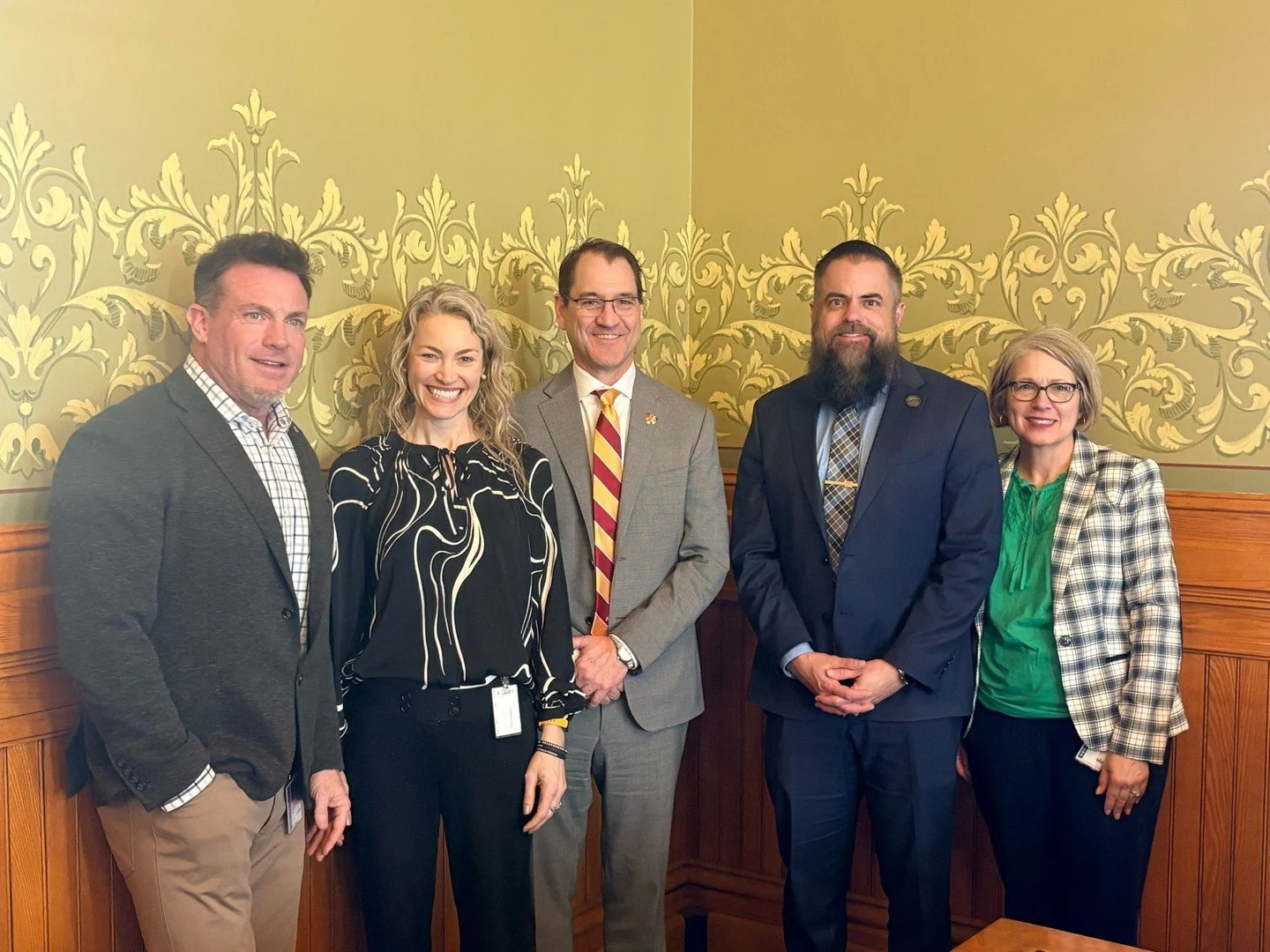 I enjoyed spending time with President Cook from Iowa State. I was impressed with him when the Ames Regional Economic Alliance visited Fargo and NDSU and I&rsquo;m looking forward to what he accomplishes back home in Ames.