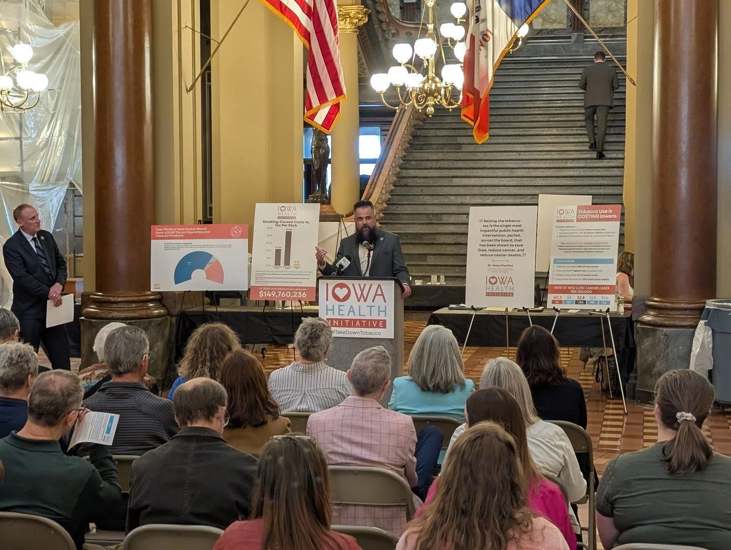 It was a great day to fight cancer with the Iowa Health Initiative at the Capitol!