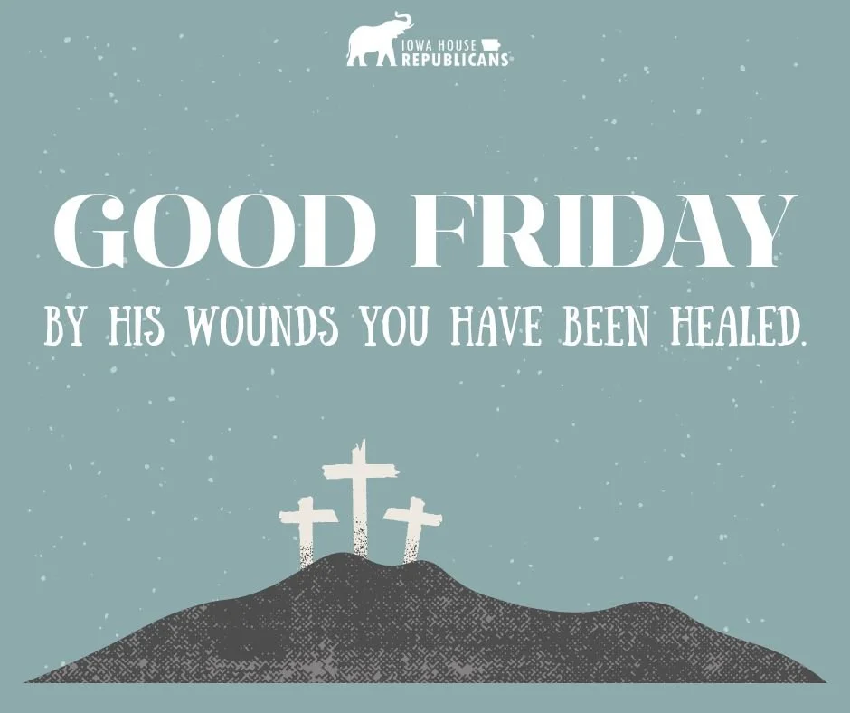 Friday may be full of pain, trials, and tears, but we can rejoice because Sunday is coming. May you have a blessed and meaningful Good Friday. God is good!