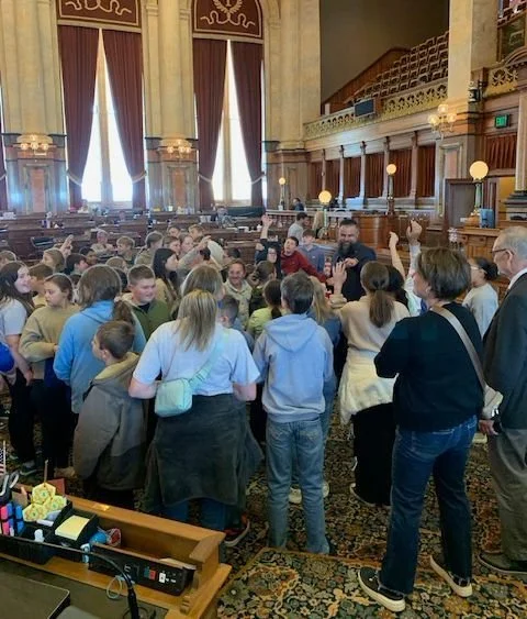 My highlight of the week was spending time showing the Colo-NESCO Royals around the House Chamber. One great question was about my favorite Presidents so I had to give a shoutout to the Great Humanitarian, Iowa&rsquo;s own Herbert Hoover!