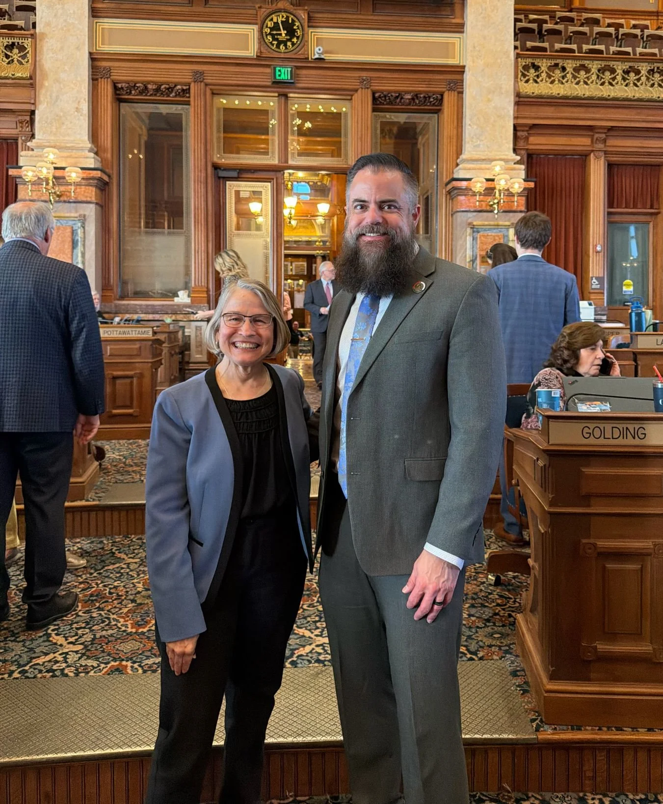 It was great to visit with one of the fiercest fighters in the battle to reign in Big Insurance and PBMs to lower prescription drug prices! We finally got PBM reforms passed by Congress thanks to the hard work of Congresswoman Mariannette Miller-Meek