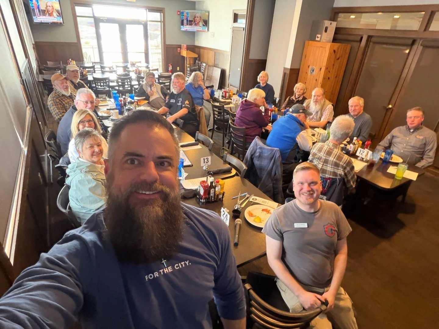 I always enjoying answering questions from my friends at the Marshall County GOP!