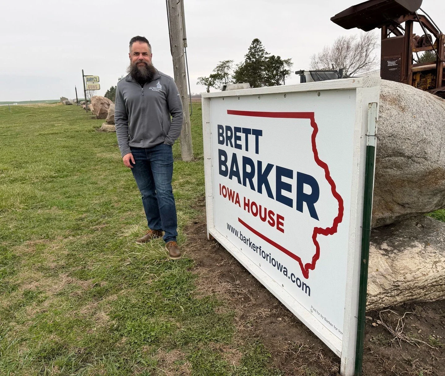 Sign season is in full swing! Want to show your support for Team Barker? Visit https://www.barkerforiowa.com/join-us