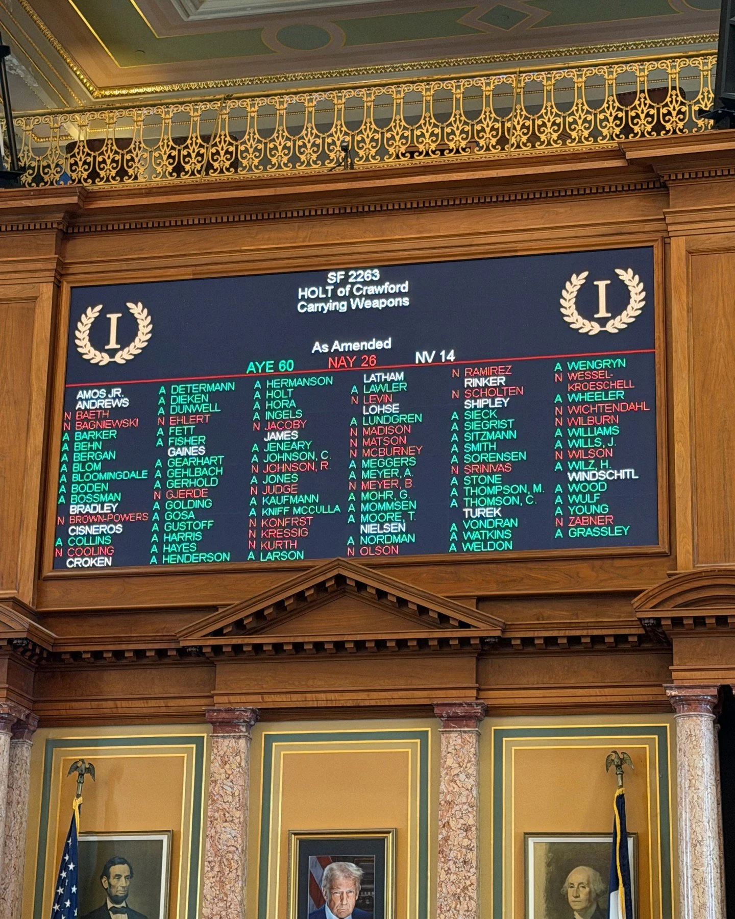 The Iowa House defends your 2nd amendment rights! 🇺🇸