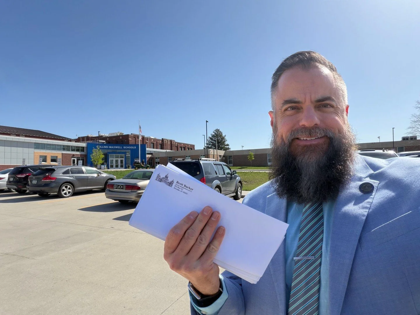 Collins-Maxwell: Congratulations to the class of 2026! It was my privilege to drop off letters for our graduates.