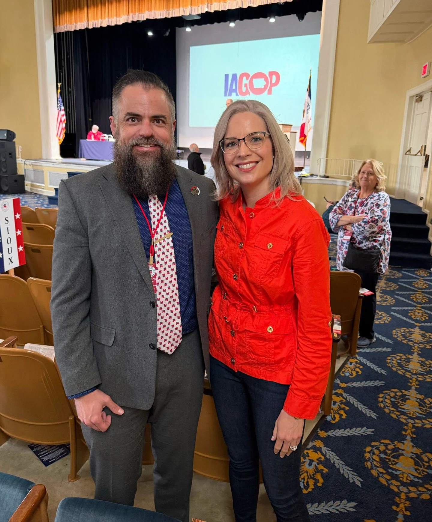 The Republican Party is bottom up, not top down. I am no stranger to the grassroots. I&rsquo;ve attended the GOP conventions since 2008. ￼It was a great day in Storm Lake with my 4th district friends!