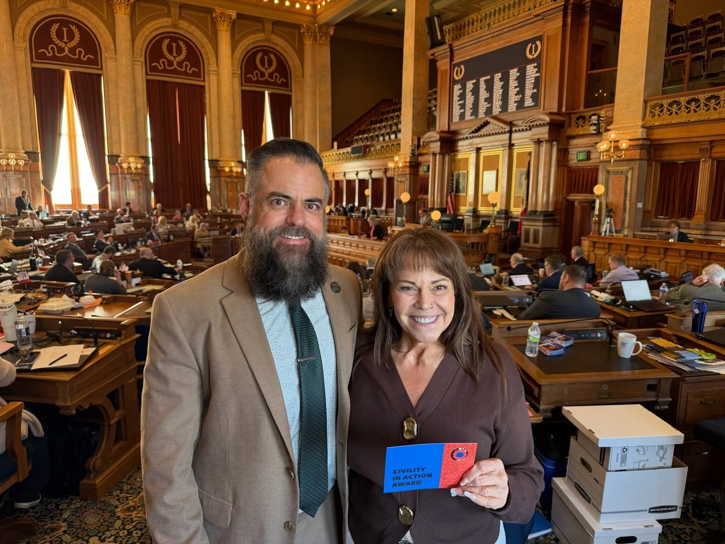 As part of the Council of State Governments Civility in Service initiative, we were charged with recognizing a colleague who exemplifies civility. I&rsquo;ve observed Representative Elizabeth Wilson consistently treat everyone with respect, humanity,