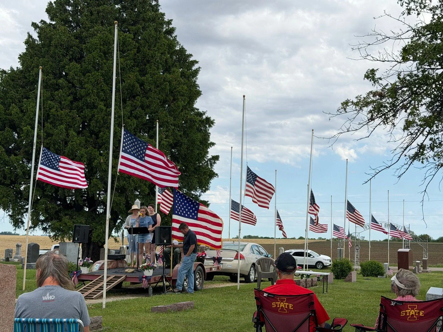 Liscomb Memorial Day service was very well done! I loved learning more about the 107 year history of Memorial Day in Liscomb. 🇺🇸