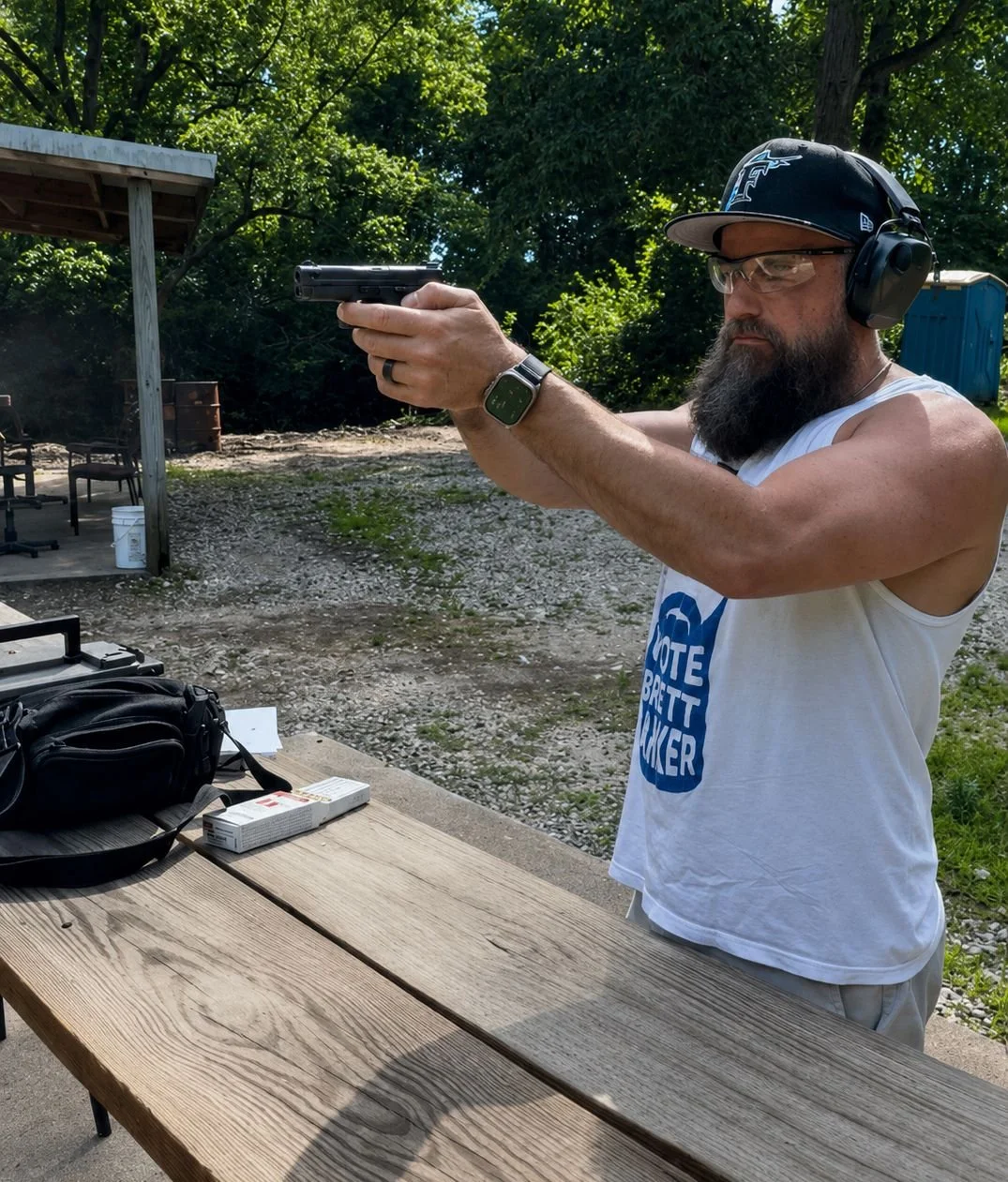 Suns out, guns out! I&rsquo;m thankful for the opportunity to relax in the great outdoors on a warm summer day at the Indian Creek Conservation Club.