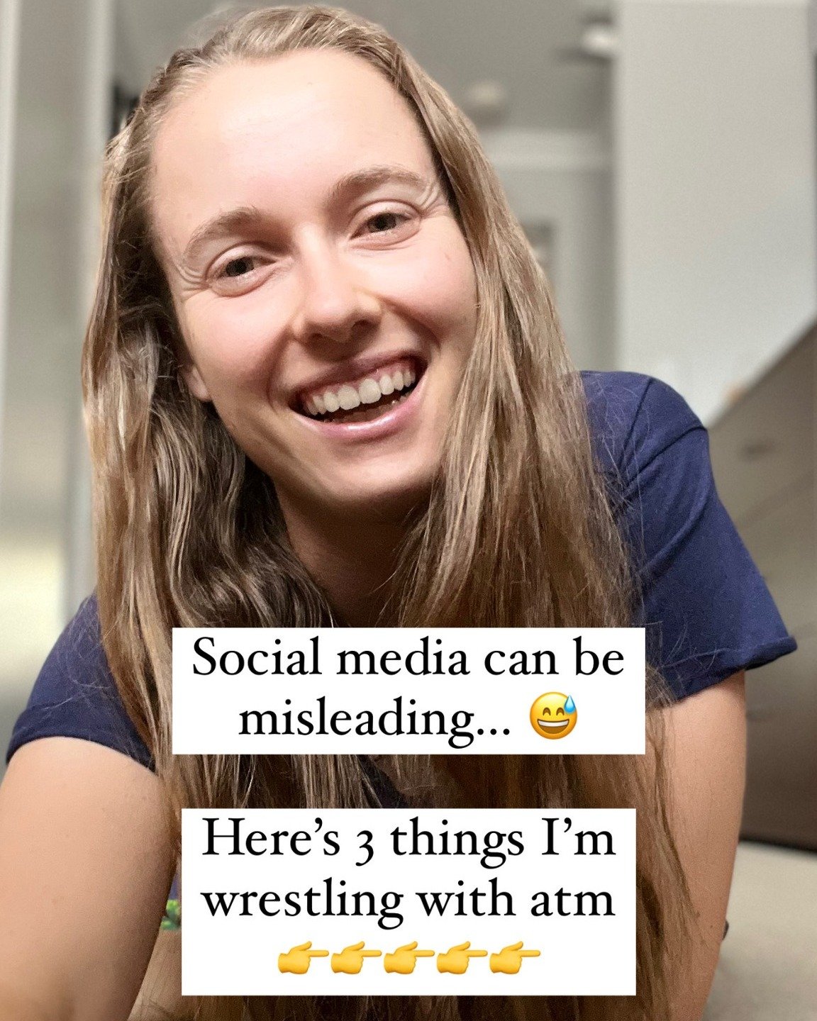 Let's get honest. 👀

Social media can be SO misleading! 😅

I personally much prefer talking to people face to face. Whether virtually or in person! 😊

Btw, starting 22nd April, I am running a 7-day (free!) masterclass container for women.

If you'