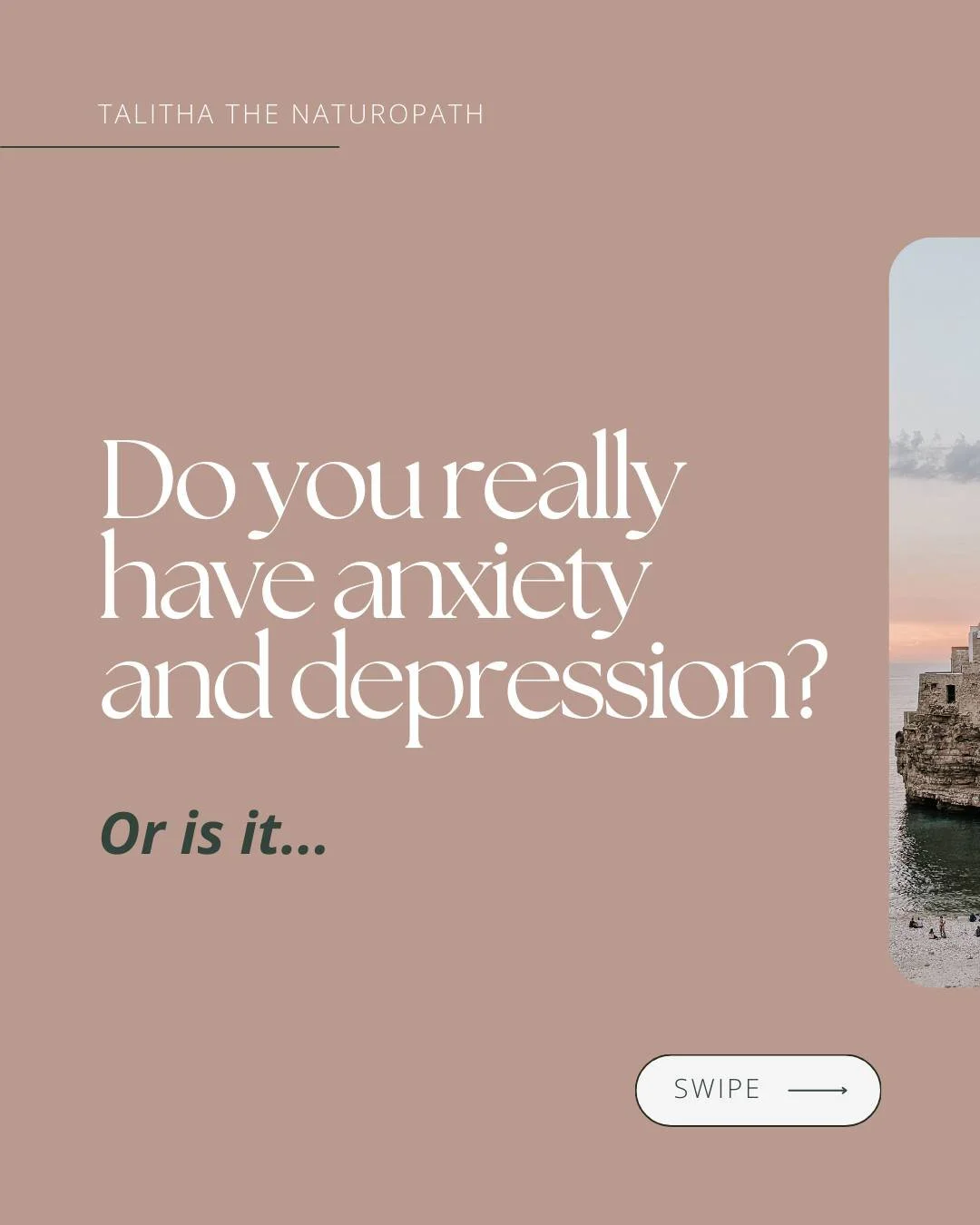 I tend to view depression and anxiety as symptoms, not diseases. 😅 We need to get to the underlying root causes. 🔎

if you're ready to get to the underlying causes, DM me. ☺️ Let's work together to get your health back to where it should be! 👏

#p