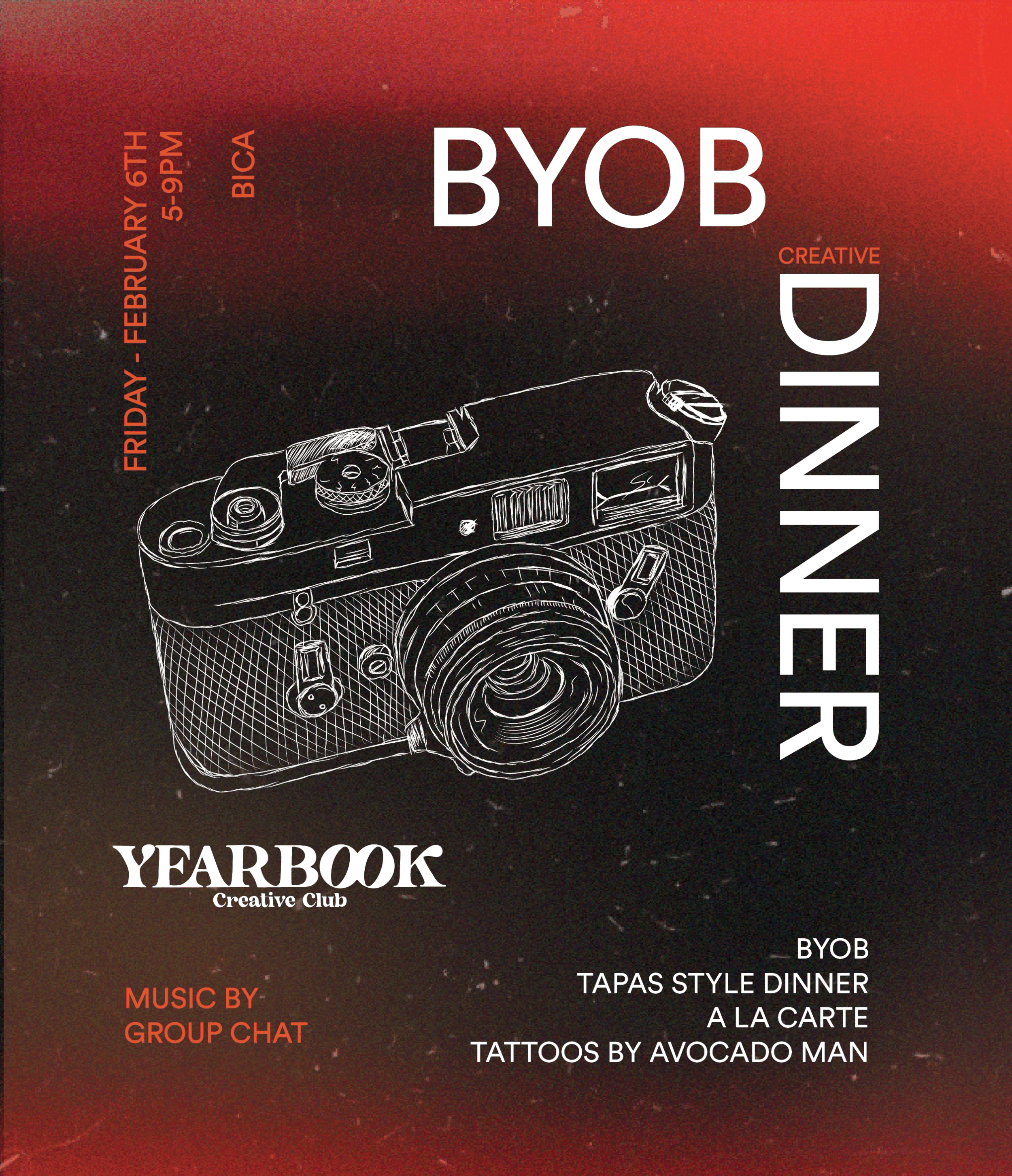 Yearbook Creative Club BYOB Dinner