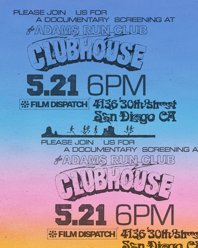 Adams Run Club Film Screening