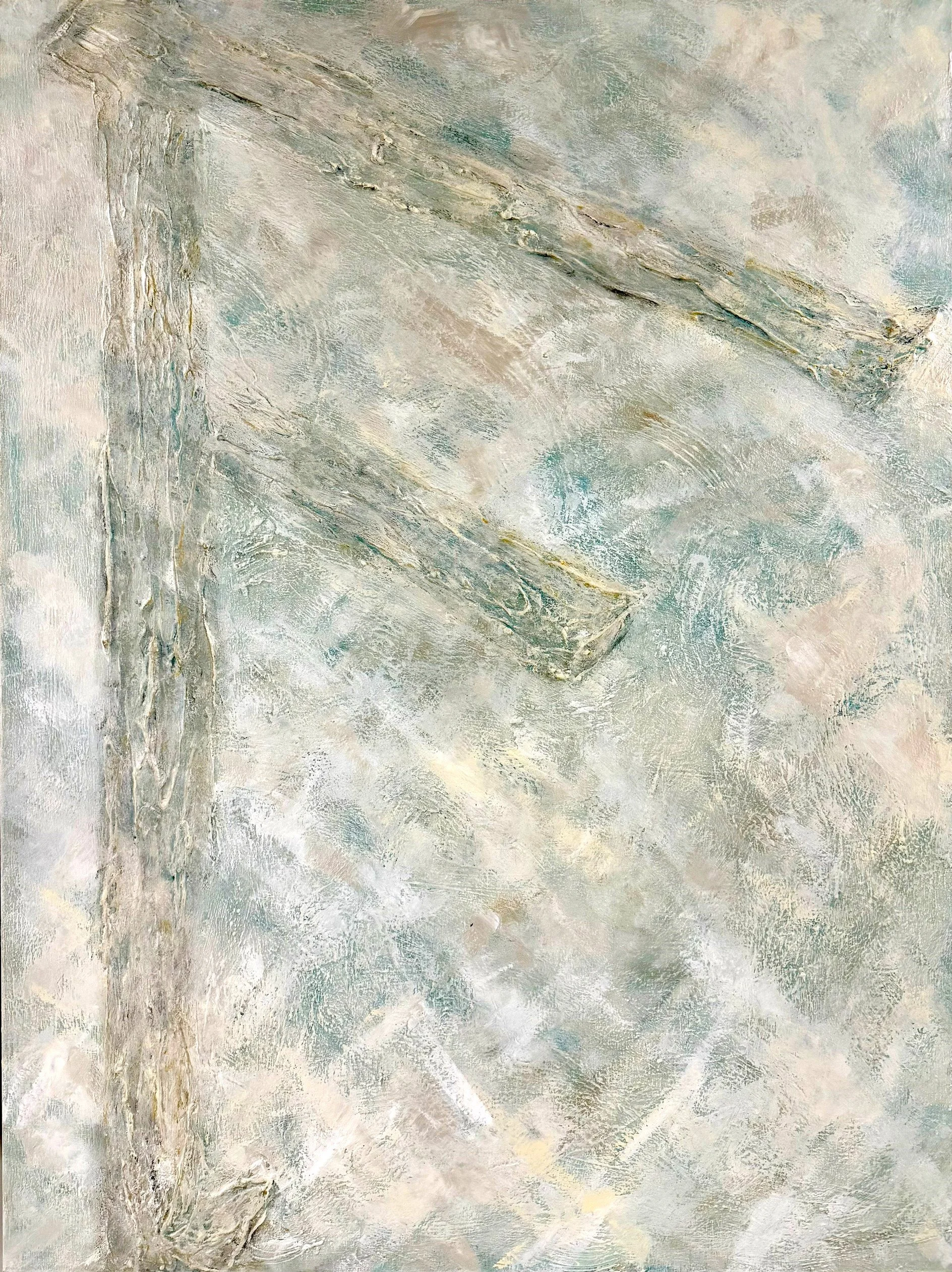 Breath - Ansuz 
Mixed media on canvas 
2026 
160cm x 120cm x 5cm 
$7500