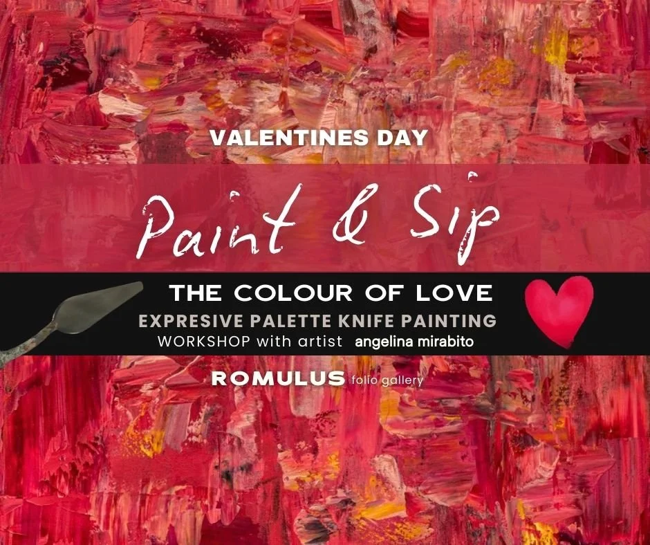 The Colour Of Love - Valentines Day Palette Knife Painting Workshop