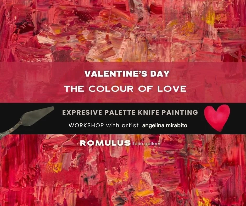The Colour Of Love - Valentines Day Palette Knife Painting Workshop