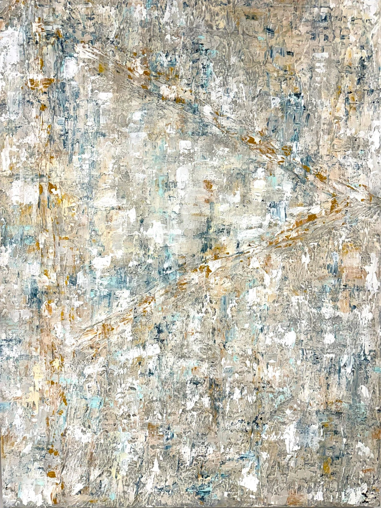 Threshold - Thurisaz 
Mixed media on canvas 
2026 
160cm x 120cm x 5cm 
$7500