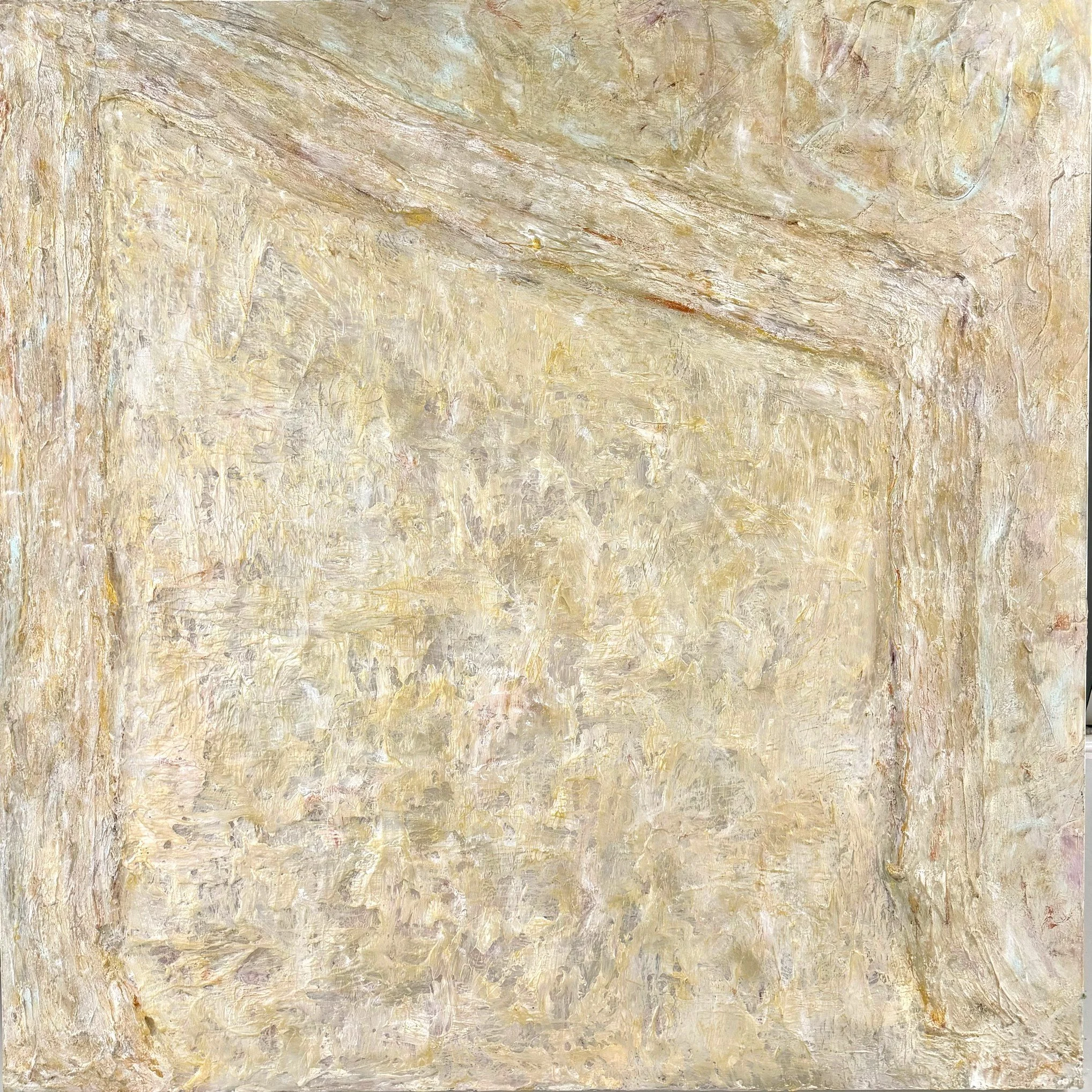Formation - Uruz 
Mixed media on canvas 
2026 
120cm x 120cm x 5cm 
$5500